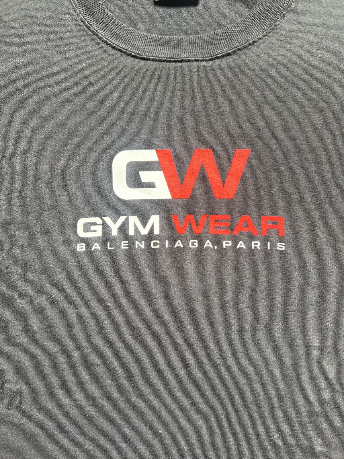 Balenciaga Balenciaga Gym Wear Cropped T-Shirt Size US M / EU 48-50 / 2 - 3 Thumbnail