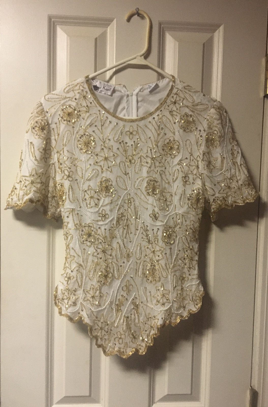 Vintage New Vintage Womens Laurence Kazar Silk Top Petite Medium Size M / US 6-8 / IT 42-44 - 11 Thumbnail