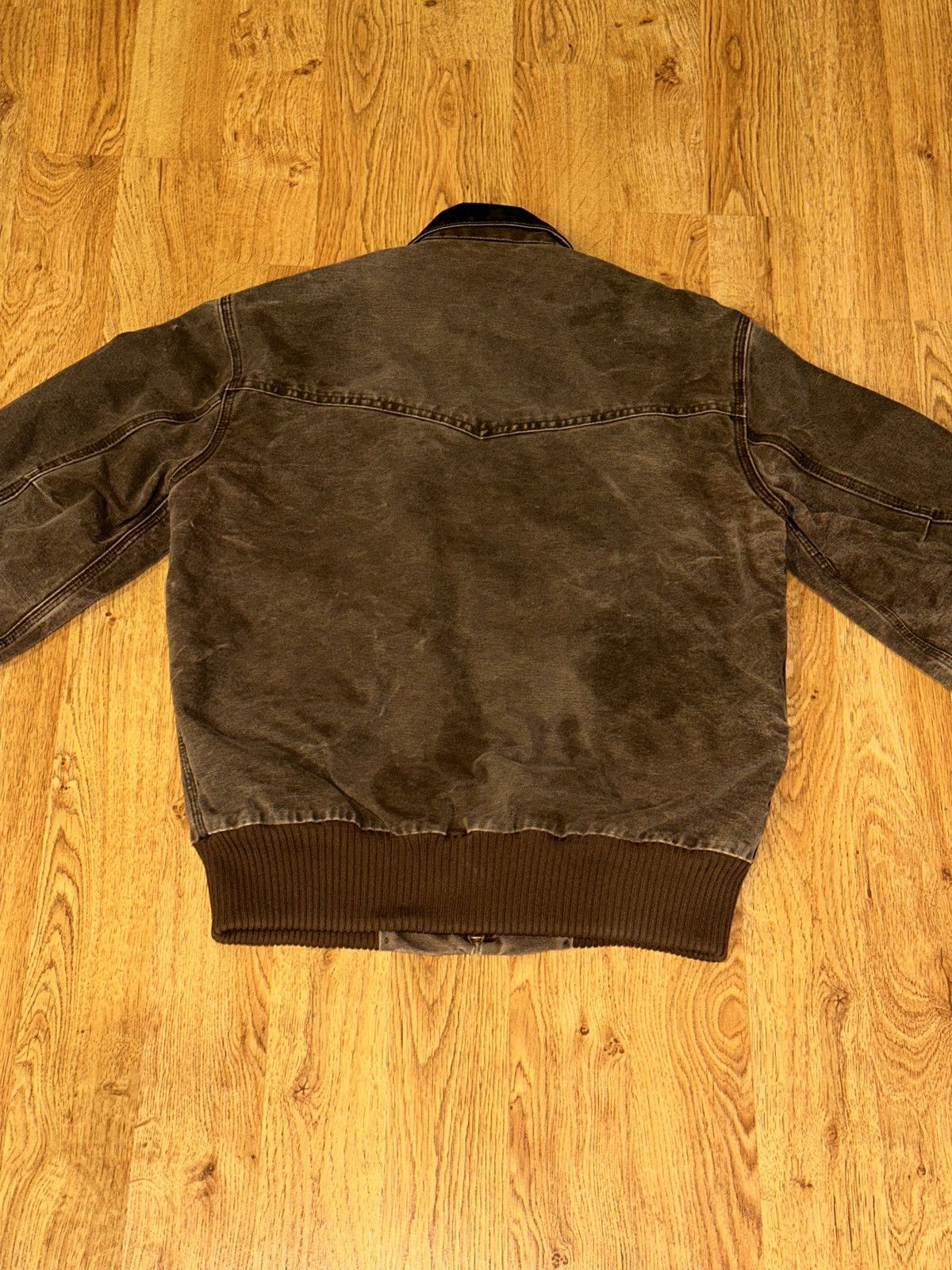 Carhartt VTG Carhartt J14 CHT Santa Fe Bomber Work Canvas Jacket SML Size US S / EU 44-46 / 1 - 3 Thumbnail