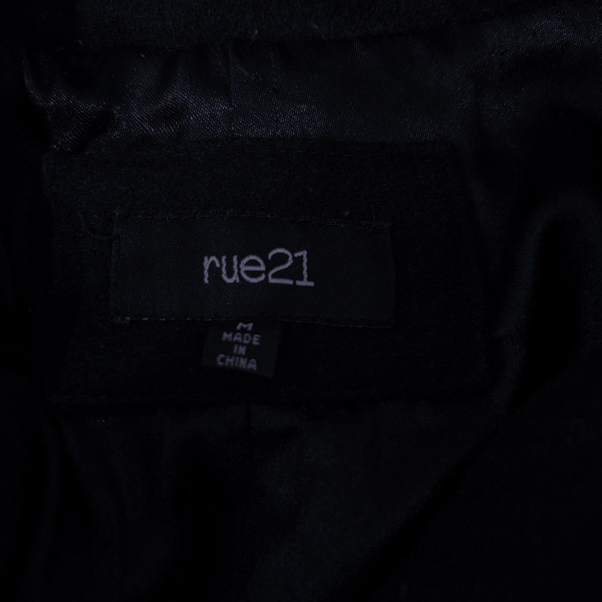 rue21 Vintage Rue 21 Black Wool Blend Coat Size M / US 6-8 / IT 42-44 - 5 Thumbnail