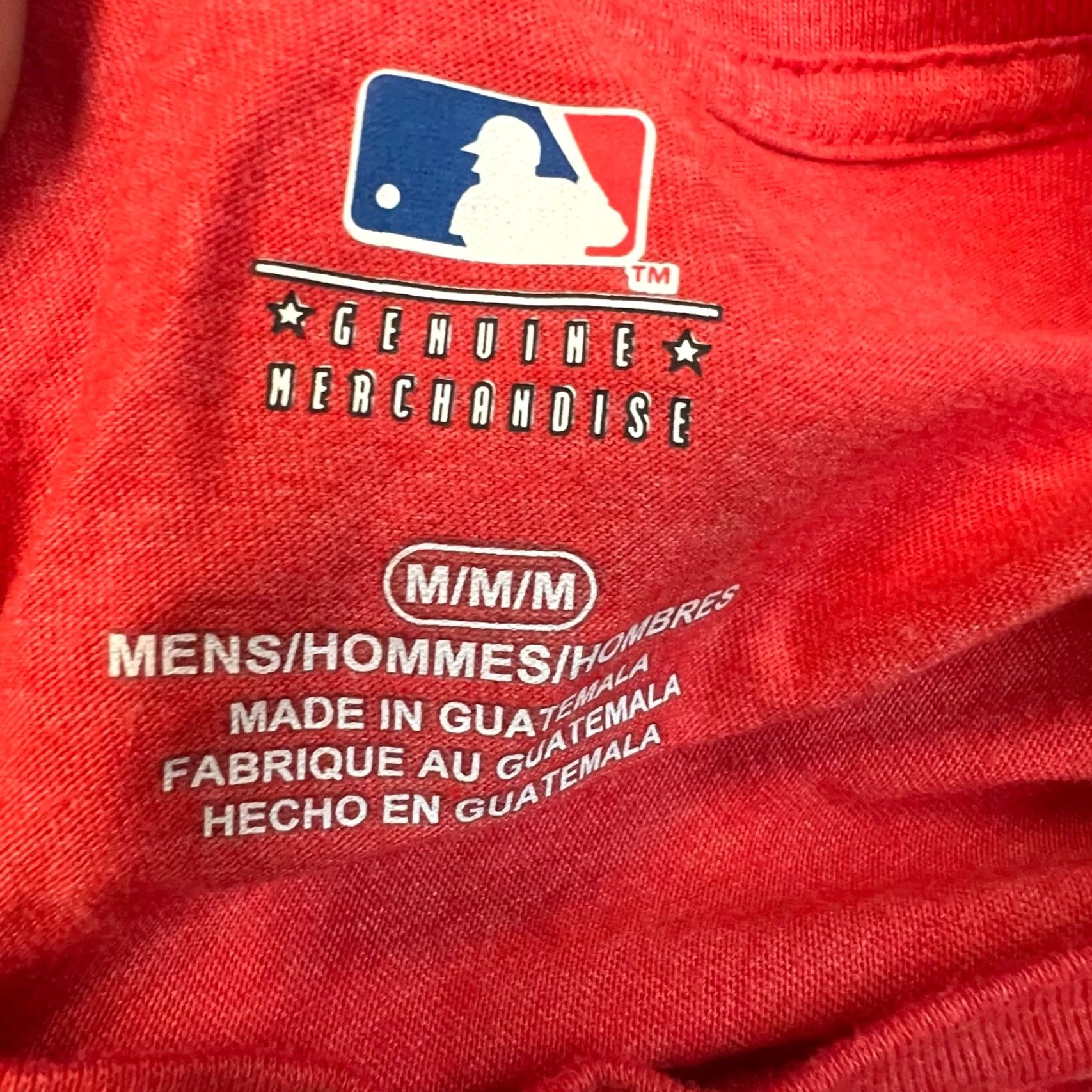 MLB St Louis Cardinals T Shirt Men Size M Red Graphic MLB Tag Shirt Size US M / EU 48-50 / 2 - 5 Thumbnail
