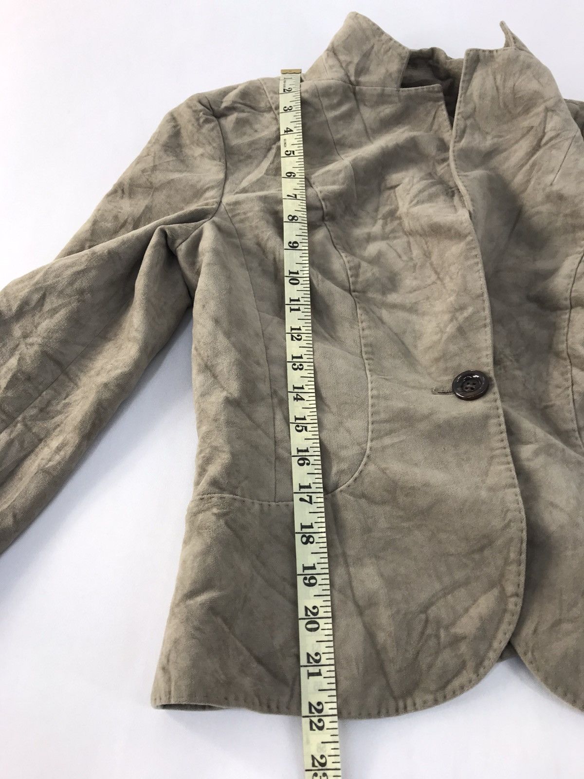Designer 90s Vingt-trois Arrondisments Coat Full Button Velvet Design Size S / US 4 / IT 40 - 11 Thumbnail