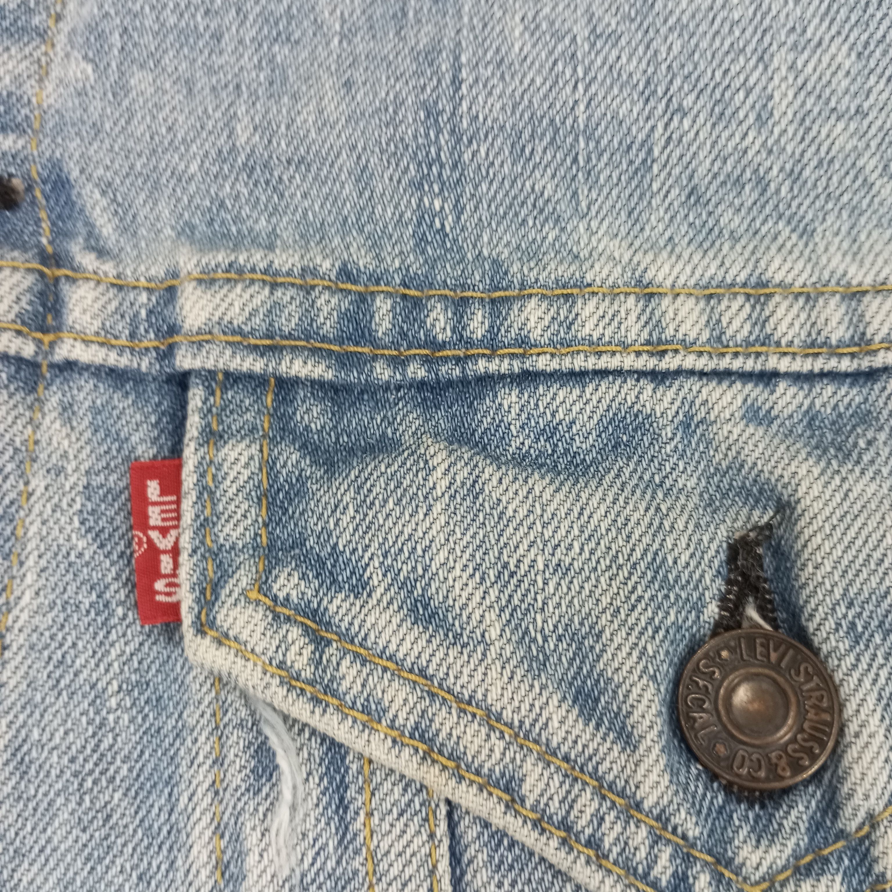 Levi's × Vintage Levis Big E American Streetwear Style Fashion Denim Jacket Size US S / EU 44-46 / 1 - 7 Thumbnail