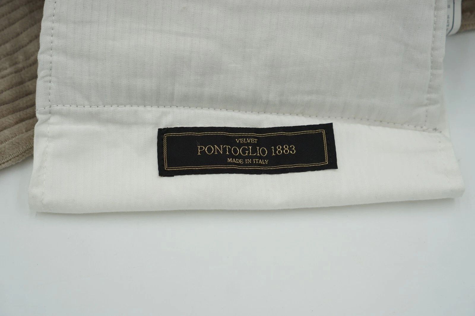 Suitsupply Men Suitsupply Trousers Ames Beige Pure Cotton Velvet UK/U38 Size 38R - 5 Thumbnail