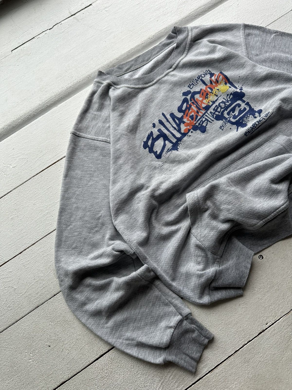 Billabong 🚨Crazy Vintage BILLABONG BOXY Sweatshirt Size M SURF rare Size US M / EU 48-50 / 2 - 2 Thumbnail