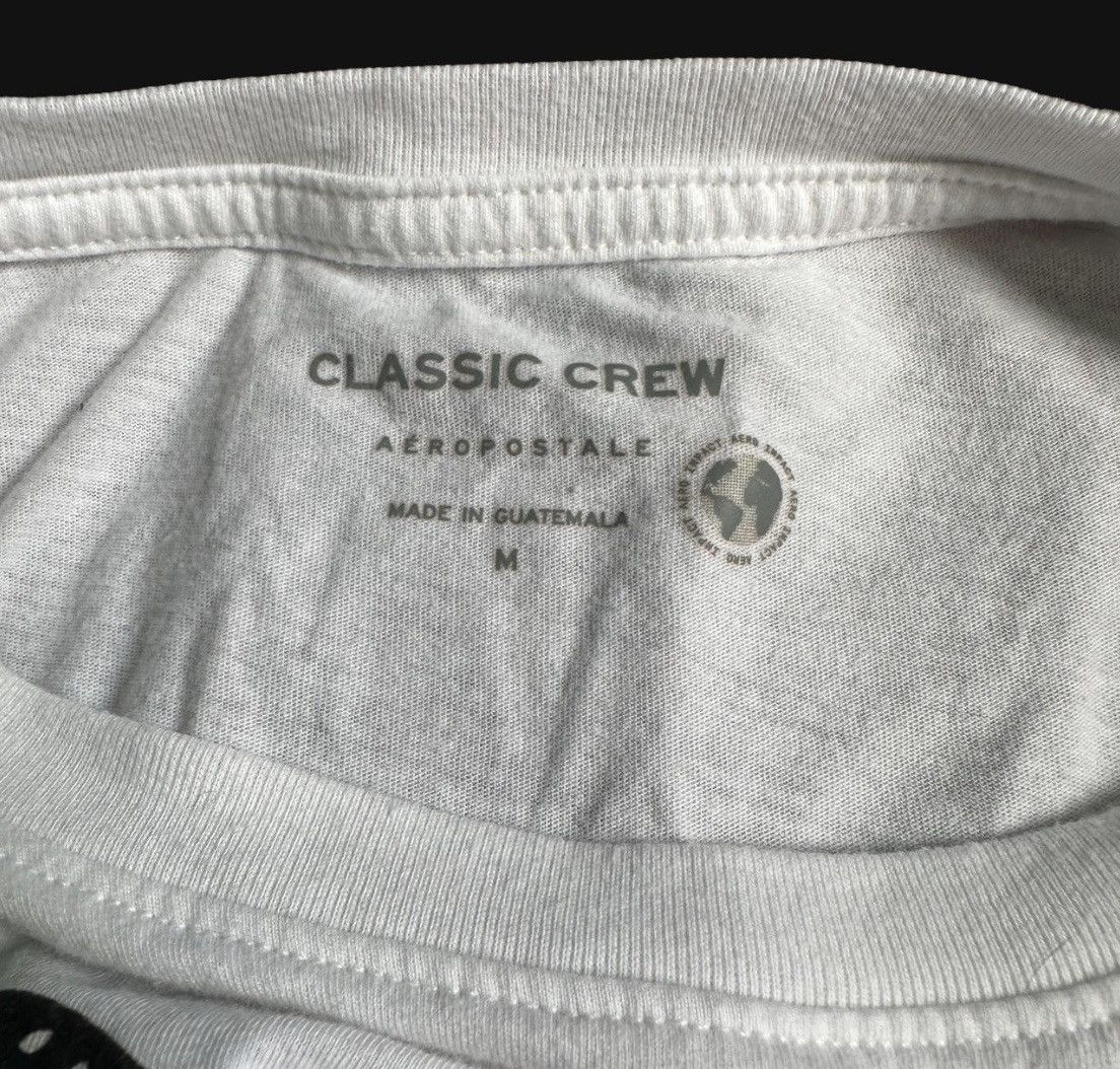 Aeropostale Aeropostale Classic Tee — White with Gray Embroidered Print Size M / US 6-8 / IT 42-44 - 4 Thumbnail