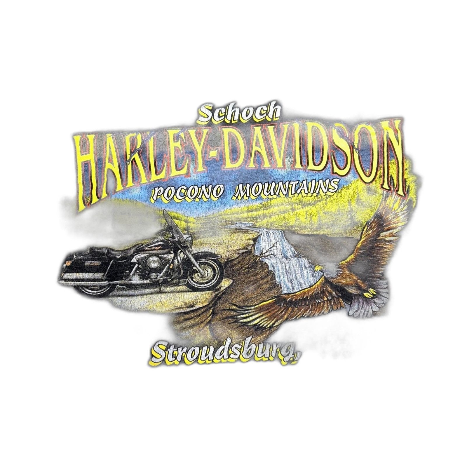 Vintage Vintgae 1996 Harlety Davidson Biker Shirt XL Scoch Black Size US XL / EU 56 / 4 - 2 Thumbnail