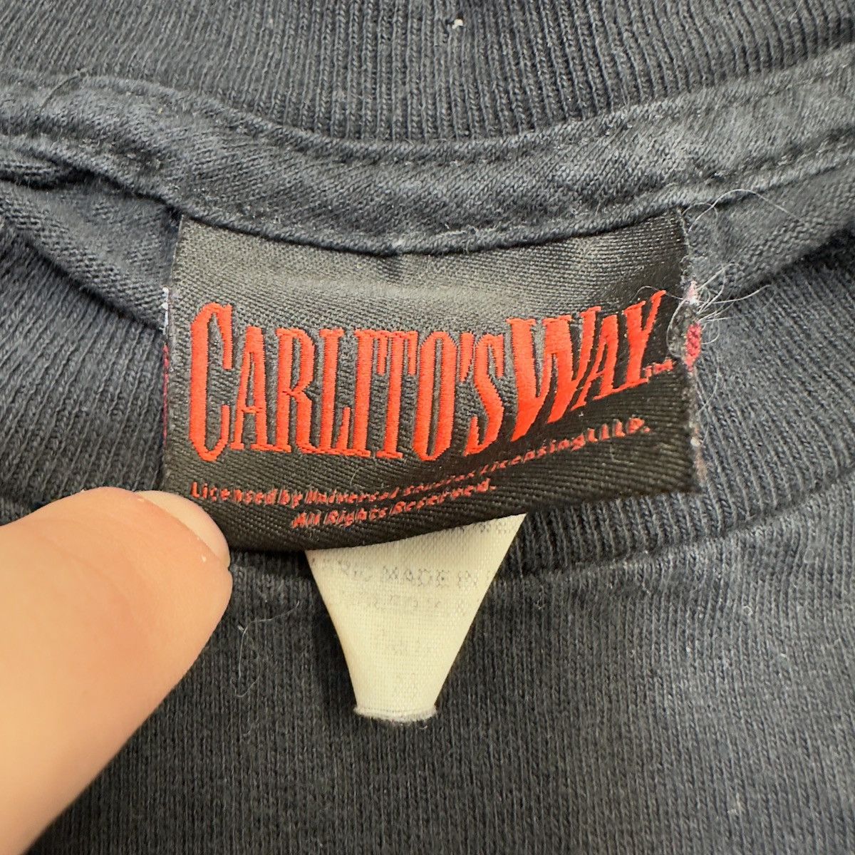 Universal Studios × Vintage Vintage Carlito’s Way tee Size US M / EU 48-50 / 2 - 4 Thumbnail