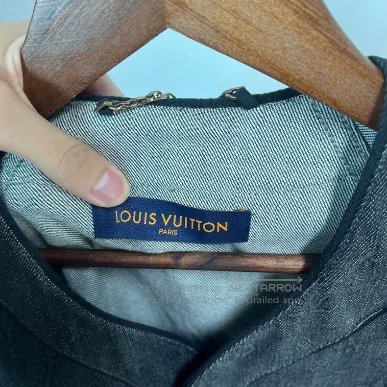 Louis Vuitton Louis Vuitton Denim dark stripe short sleeve jacket Size US M / EU 48-50 / 2 - 3 Thumbnail