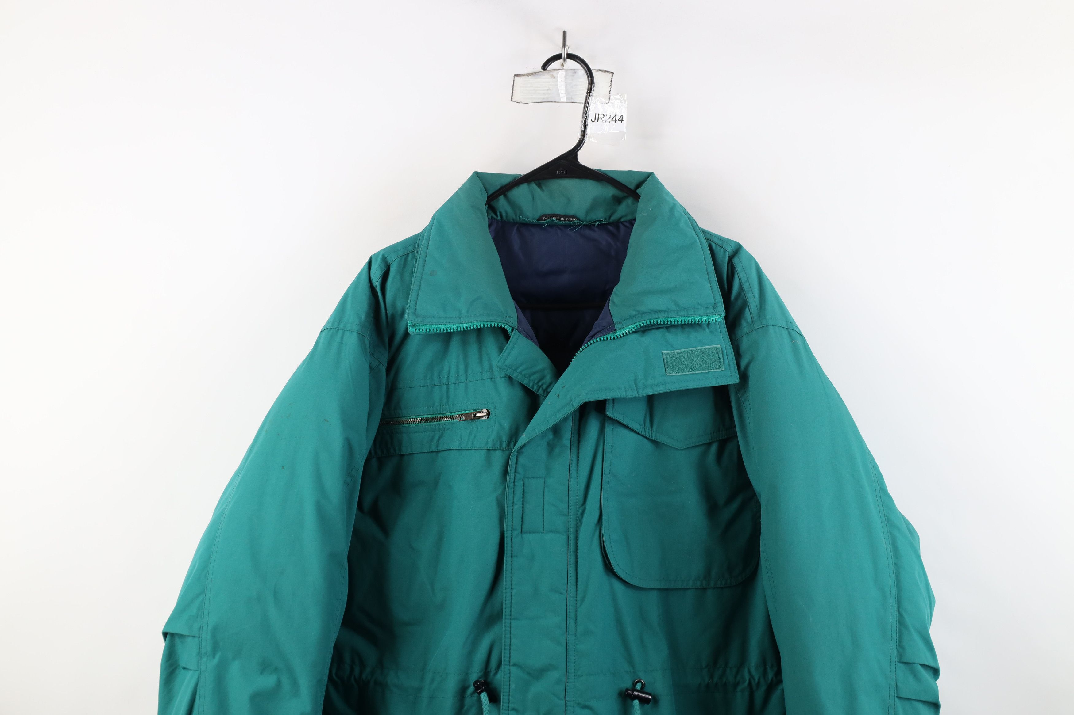 Vintage Vintage 90s Streetwear Down Insulated Puffer Jacket Green Size US XL / EU 56 / 4 - 2 Thumbnail