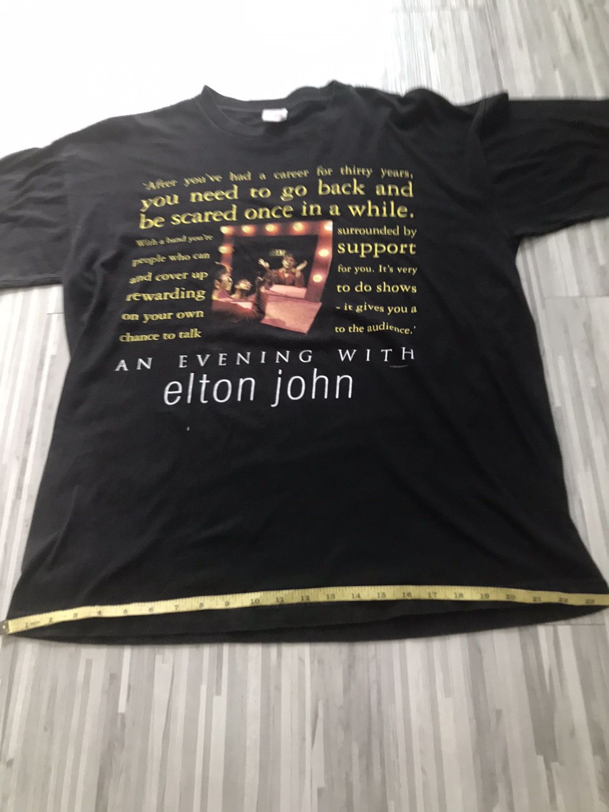 Band Tees × Vintage Tour tee vintage Elton John Size US XL / EU 56 / 4 - 8 Thumbnail