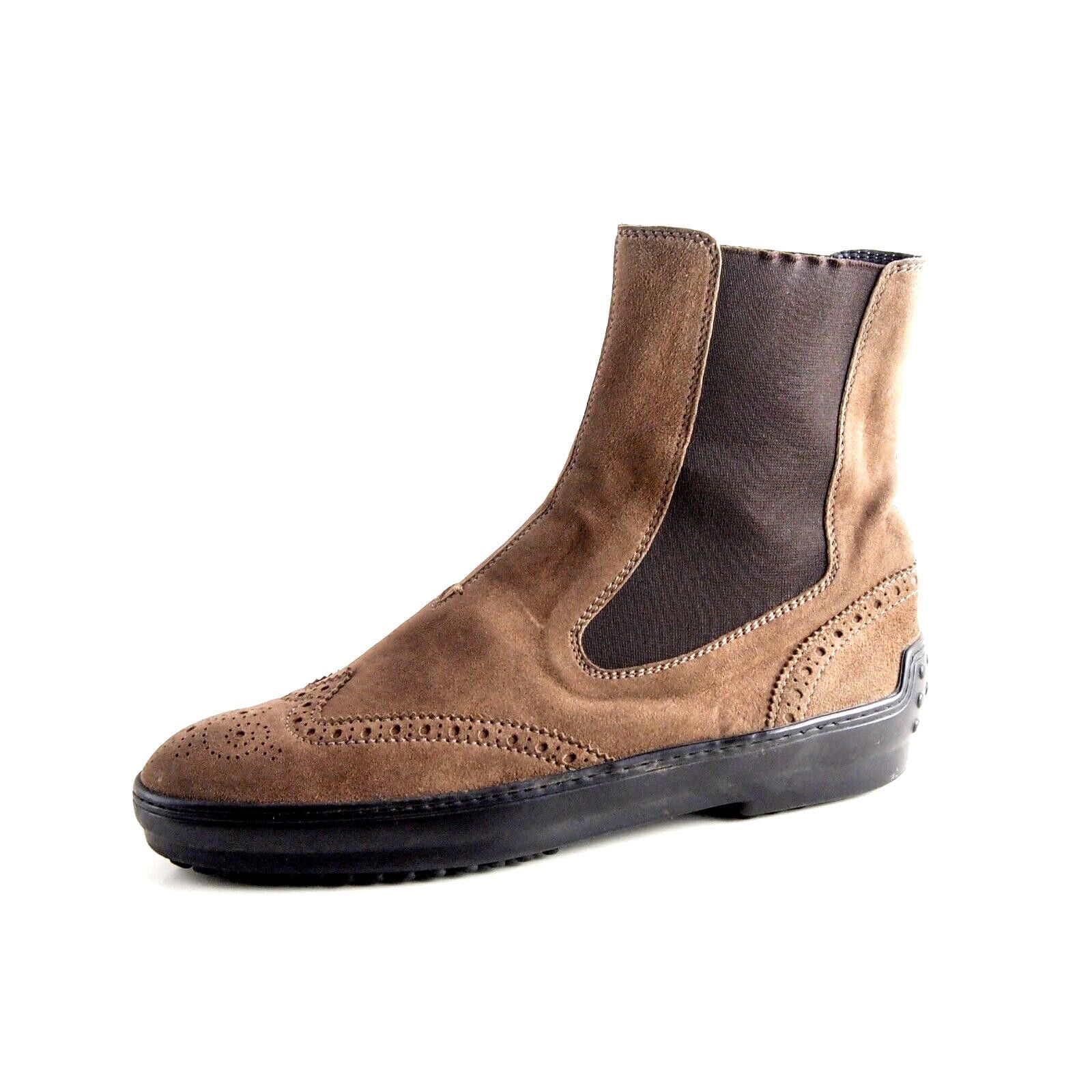 Tod's Tod's Chelsea Ankle Boots Brown Suede Womens US 8.5 EU 38.5 Size US 8.5 / IT 38.5 - 1 Thumbnail