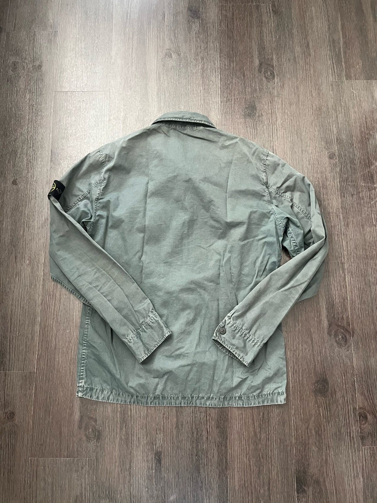 Stone Island × Vintage Stone Island Garment Dyed Shirt Jacket Size US M / EU 48-50 / 2 - 4 Thumbnail
