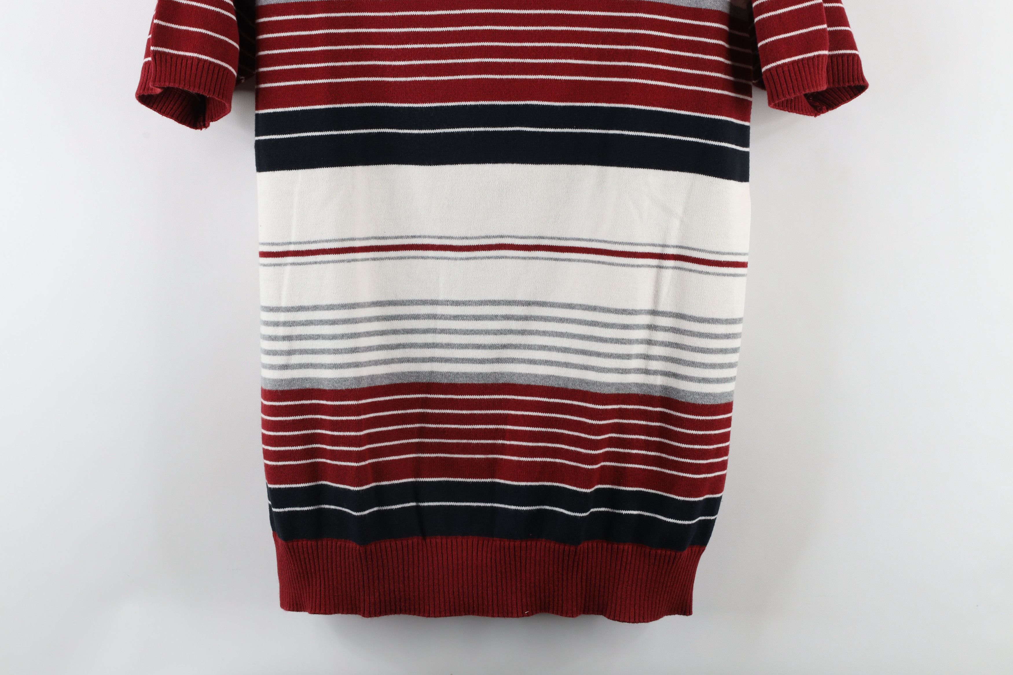 Vintage Vintage 90s Streetwear Block Knit Collared Pullover Polo Size US M / EU 48-50 / 2 - 3 Thumbnail