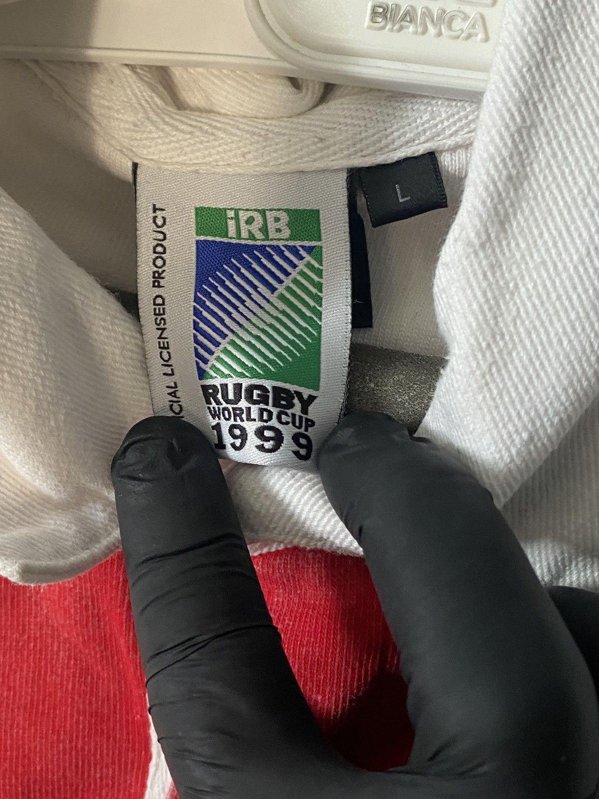 Mizuno Vintage England Mizuno Rugby Jersey 1999 Cup Shirt Long Size US L / EU 52-54 / 3 - 4 Thumbnail