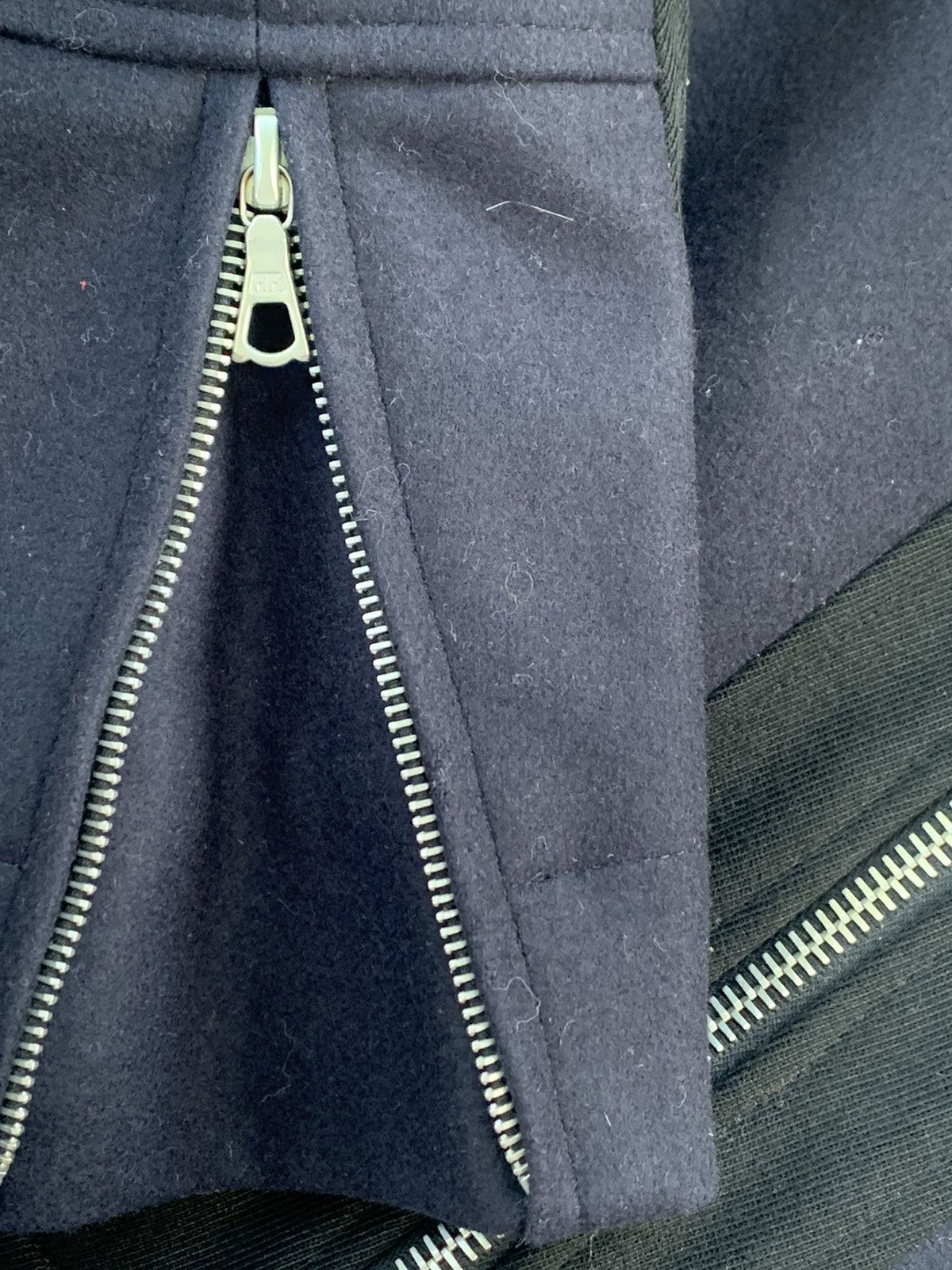 Dries Van Noten DRIES VAN NOTEN AW15 WOOL MOTO JACKET Size US L / EU 52-54 / 3 - 4 Thumbnail