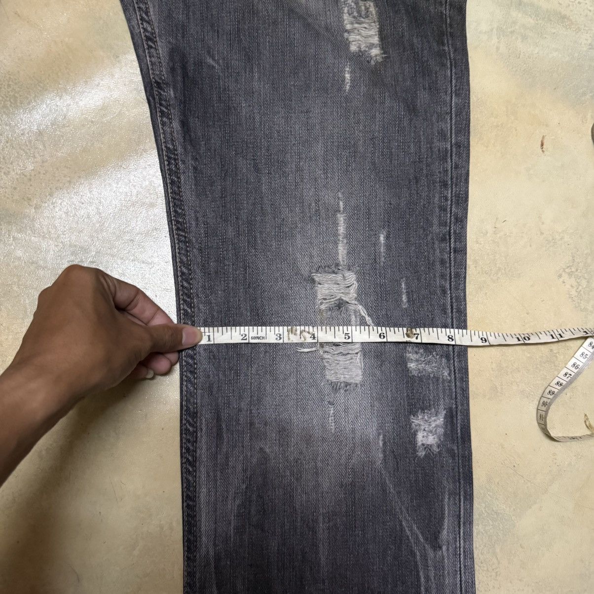 Dolce & Gabbana Dolce & Gabbana Distressed Denim Jeans Size US 33 - 16 Thumbnail