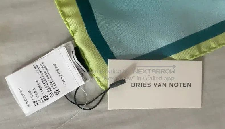 Dries Van Noten Dries Van Noten Silk Scarf Size ONE SIZE - 2 Thumbnail