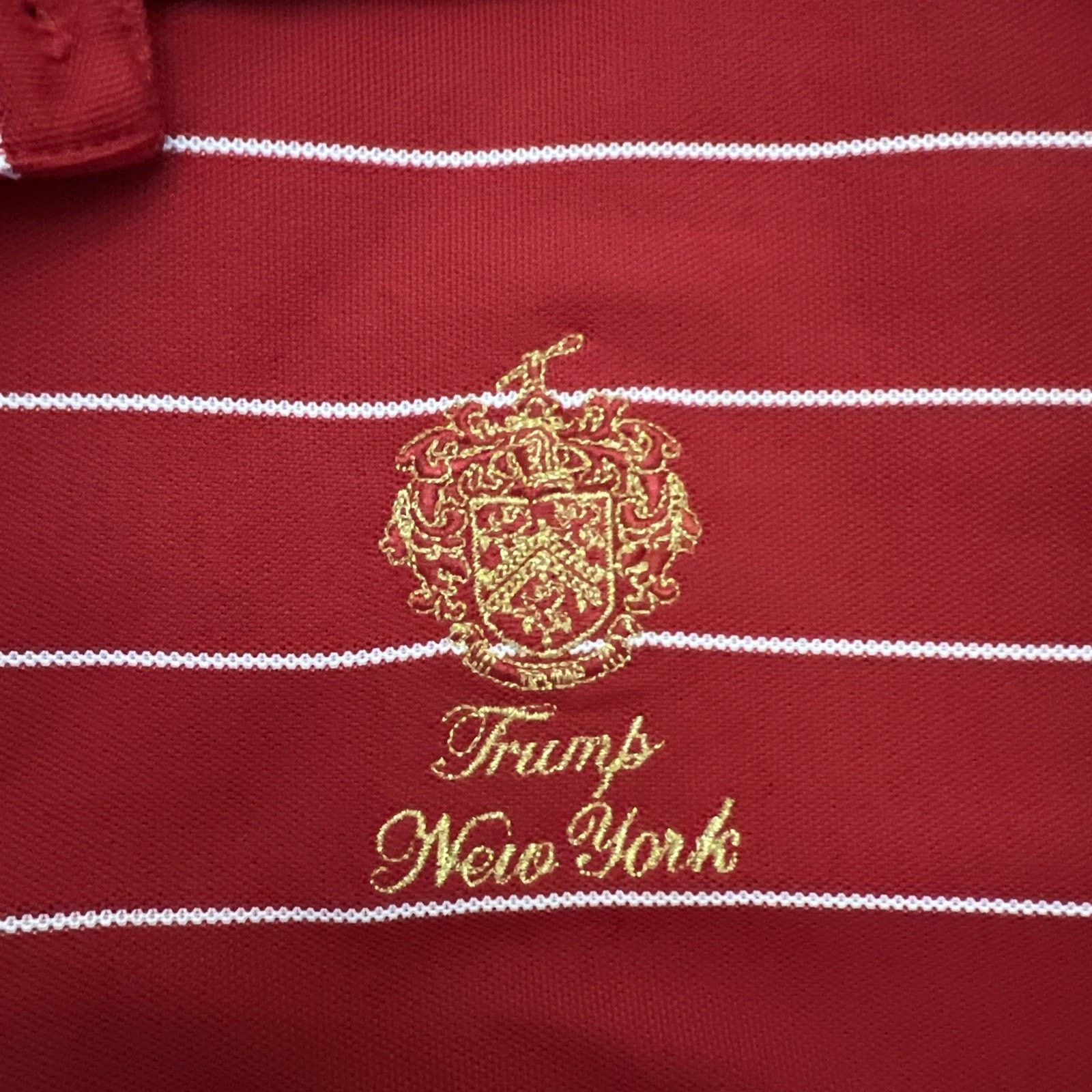 Greg Norman TRUMP National NEW YORK w/Gold embroidery RARE Polo Sz XL Size US XL / EU 56 / 4 - 2 Thumbnail