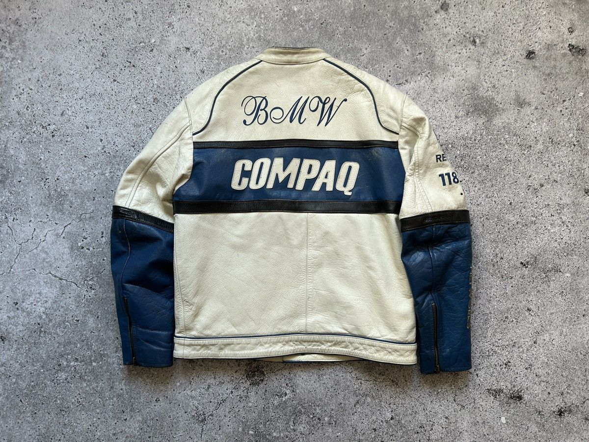 BMW × NASCAR BMW Compaq leather jacket 90s Size US M / EU 48-50 / 2 - 9 Thumbnail