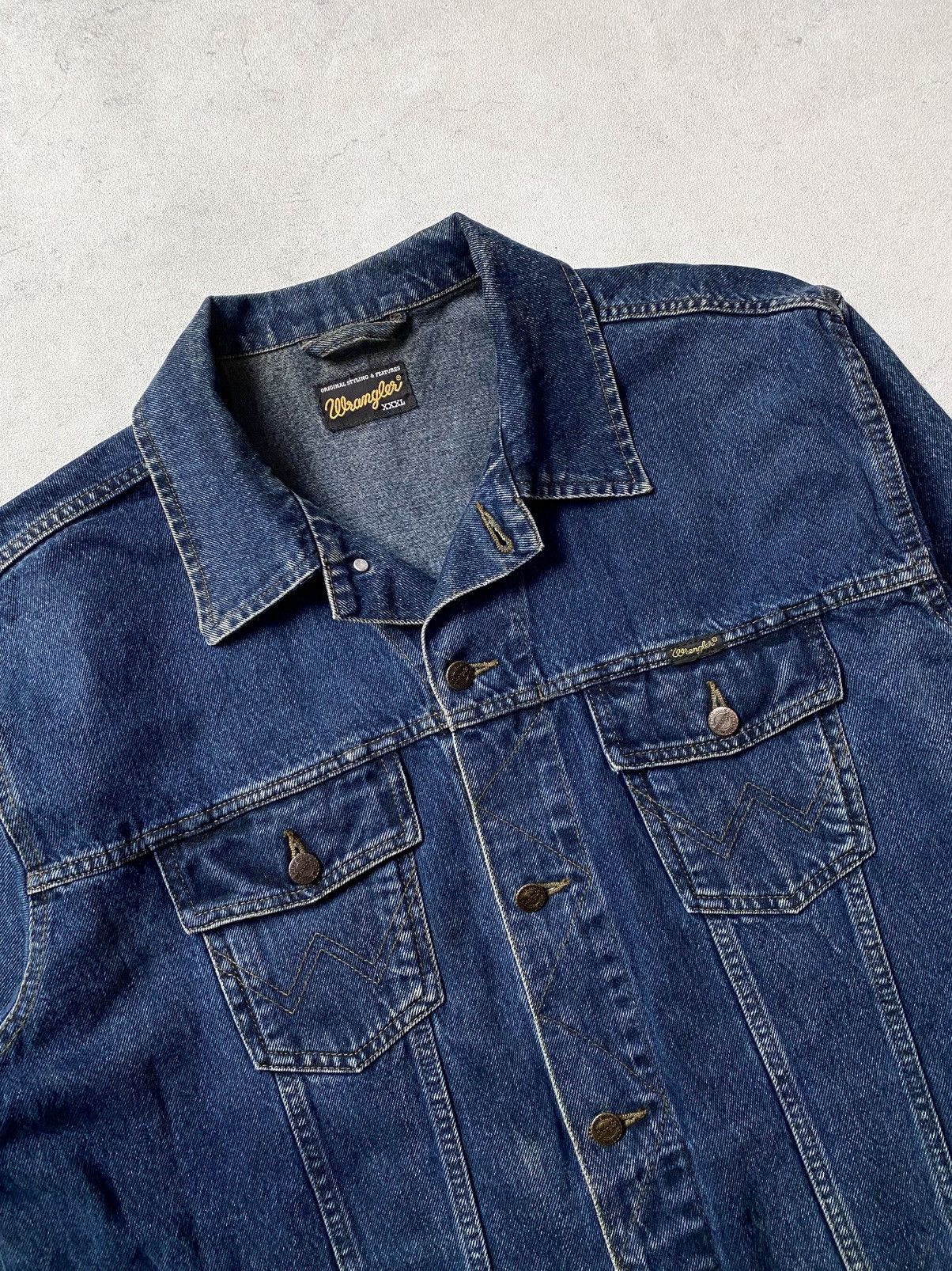 Wrangler Vintage 90s Wrangler Western Denim Jacket Size US XXL / EU 58 / 5 - 5 Thumbnail