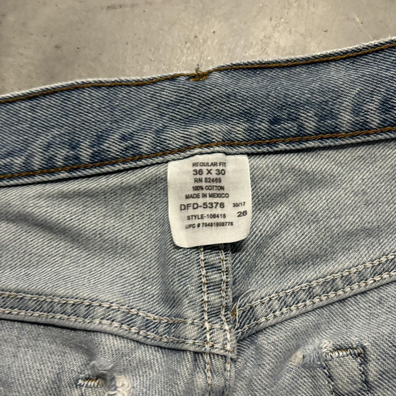Japanese Brand × Vintage Crazy Vintage Y2K/2000s Light Wash Essential Denim Jeans! Size US 36 / EU 52 - 7 Thumbnail