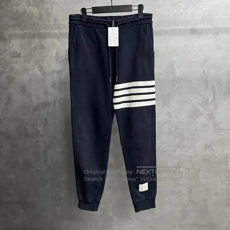Thom Browne Thom Browne Navy Cotton Women's Casual Pants . Size 26" / US 2 / IT 38 - 1 Thumbnail