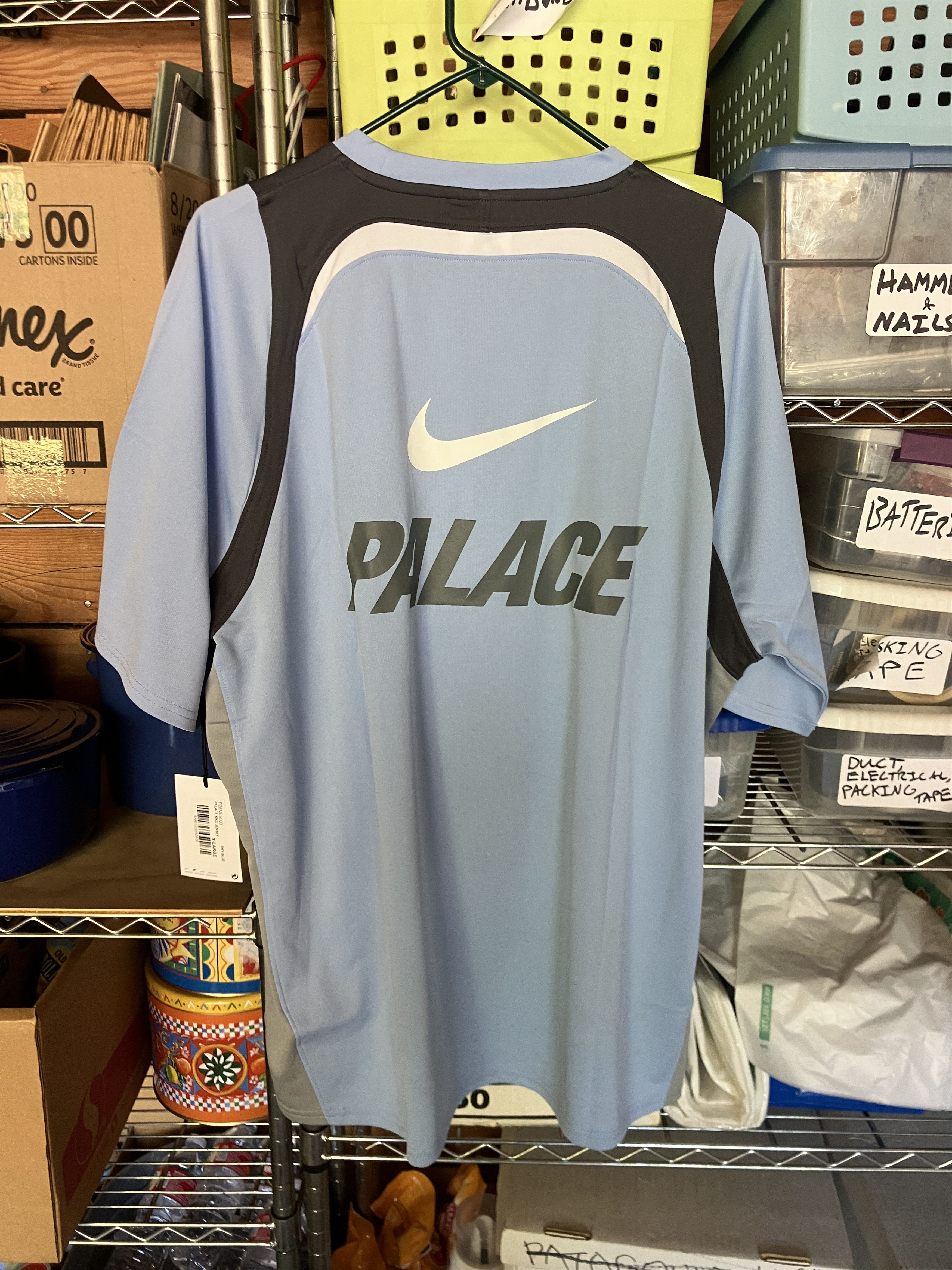 Palace Palace Nike Jersey - Sky Blue Size US XL / EU 56 / 4 - 1 Thumbnail