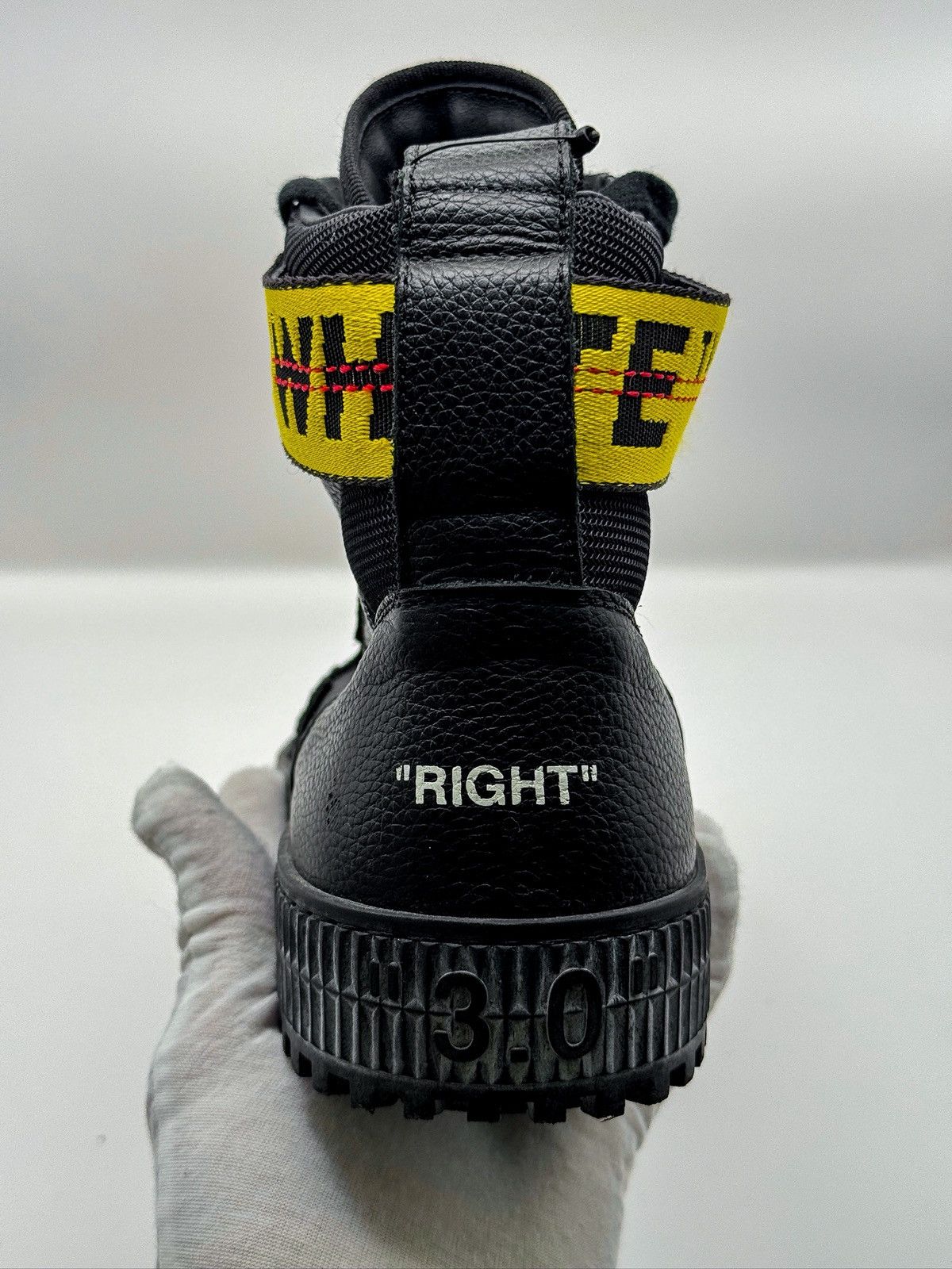 Off-White Off-White Industrial Belt High-Top Sneakers Black 2013 Size US 10 / EU 43 - 10 Thumbnail