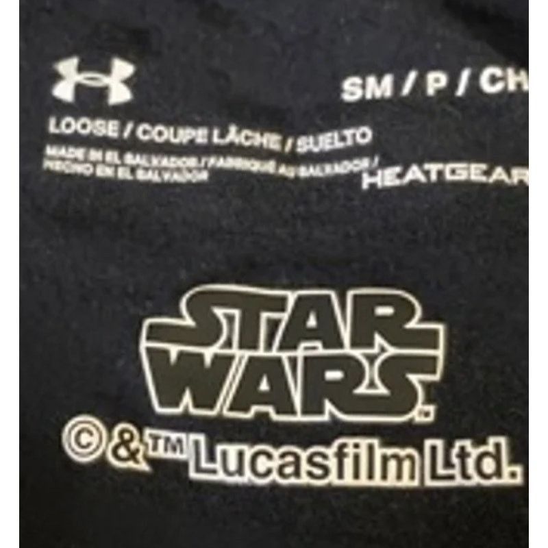 Star Wars Under Armour Star Wars Stormtrooper Graphic Black HeatGear Size US S / EU 44-46 / 1 - 4 Thumbnail
