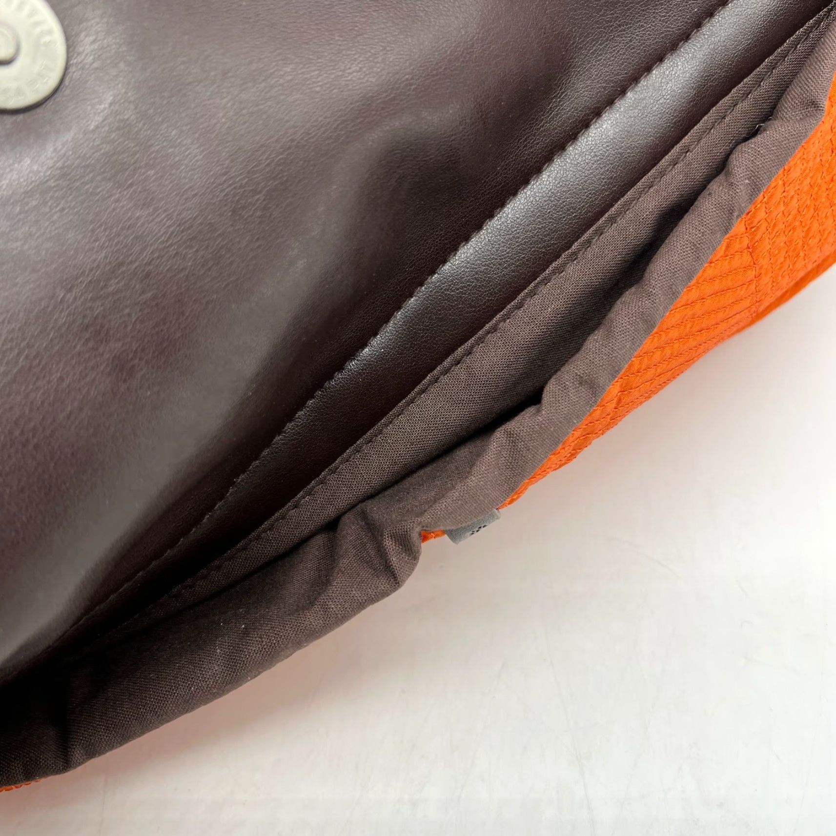 Vintage Stone Mountain Shoulder Bag Womens 7X12 Orange Adjustable Strap Buckle Zip Cotton Blend 90s Classic Casual Bag Women Size ONE SIZE - 4 Thumbnail