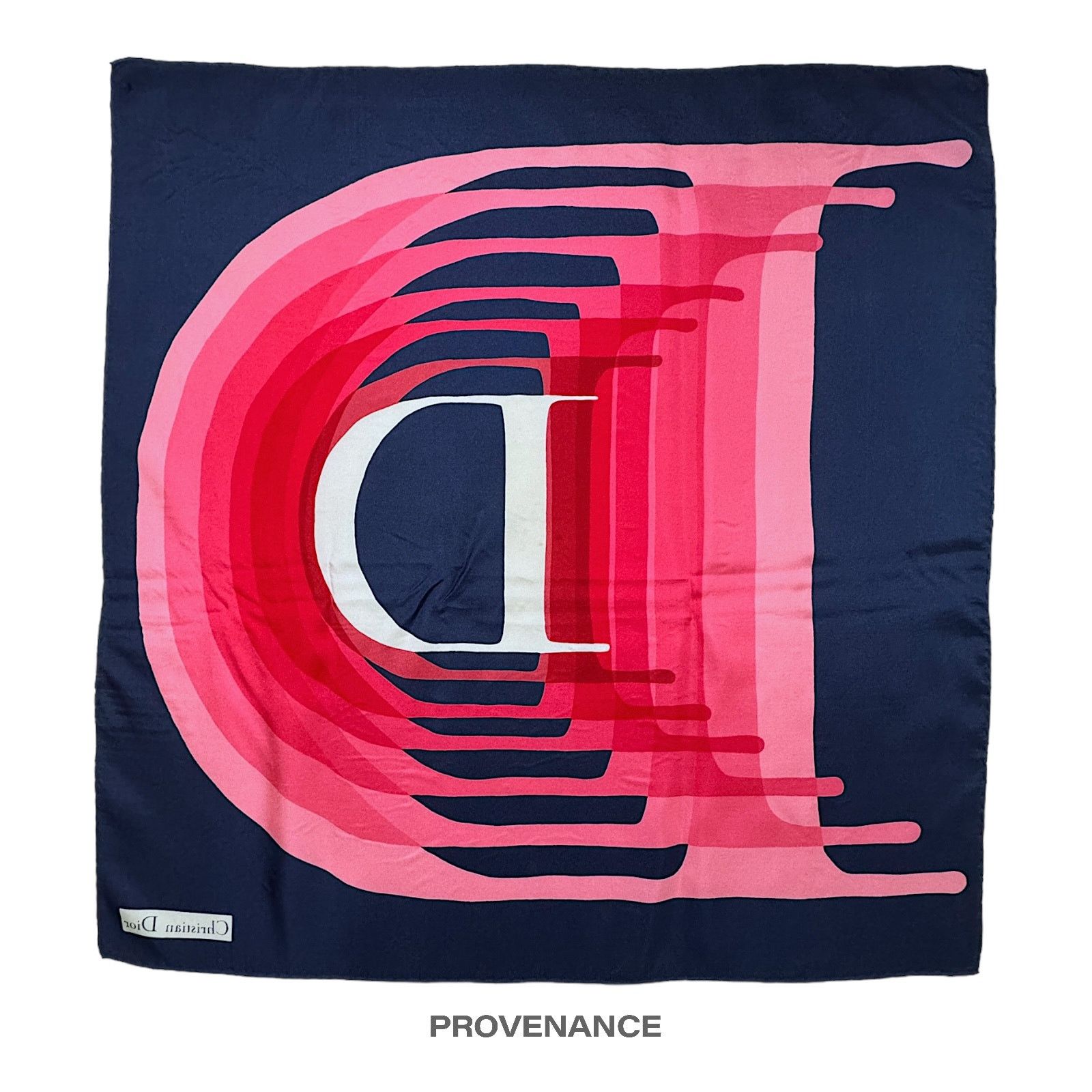 Dior 🔴 Christian Dior D Inception Silk Scarf - Multicolor Size ONE SIZE - 2 Thumbnail