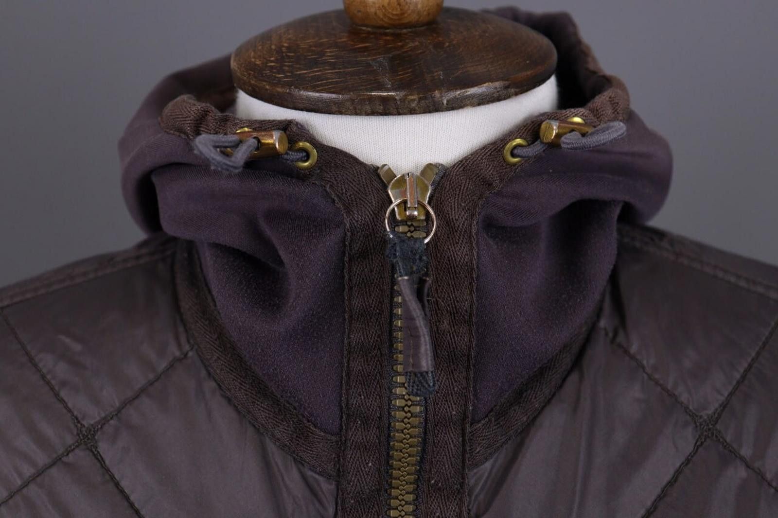 Frauenschuh Frauenschuh Brown Puffer Hooded Fleece Jacket Size S Size S / US 4 / IT 40 - 5 Thumbnail