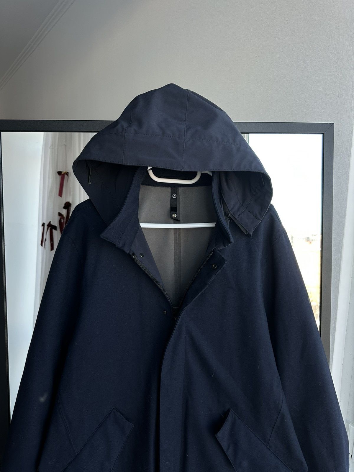 Other People of Shibuya Hachiko Mens Navy Coat Jacket Sz L Size US L / EU 52-54 / 3 - 2 Thumbnail