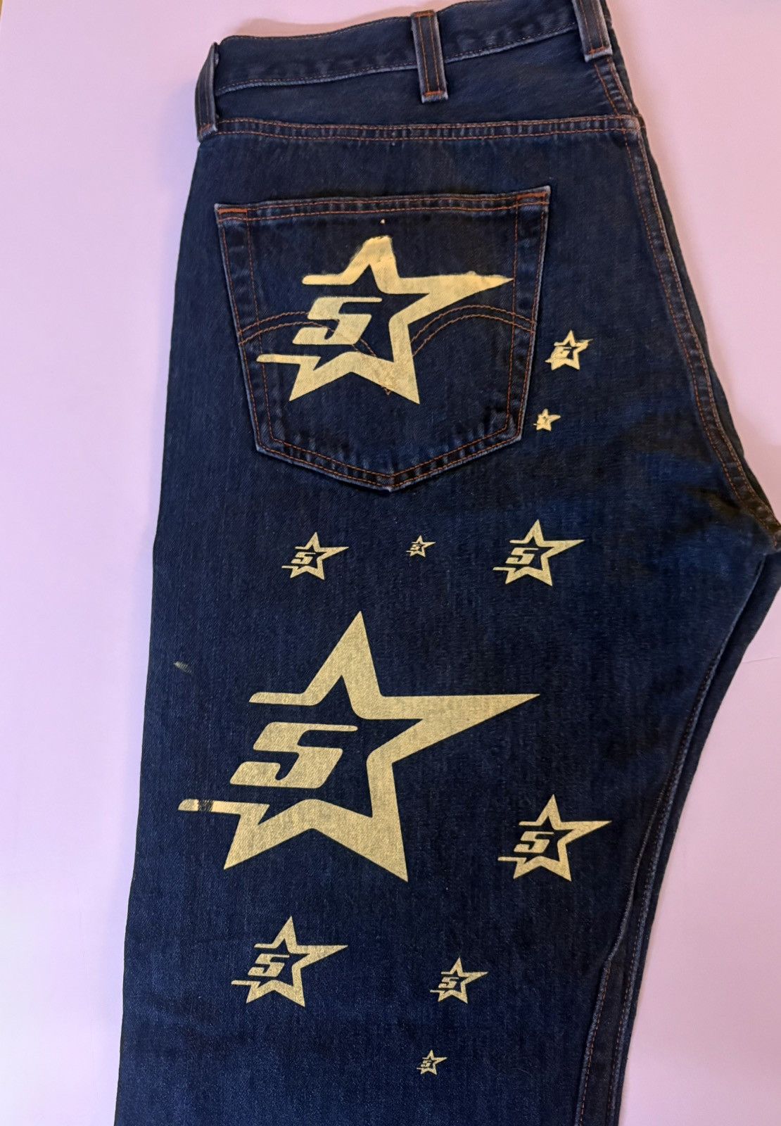 Levi's × Sp5der Sp5der 5star vintage 501 denim Size US 38 / EU 54 - 6 Thumbnail