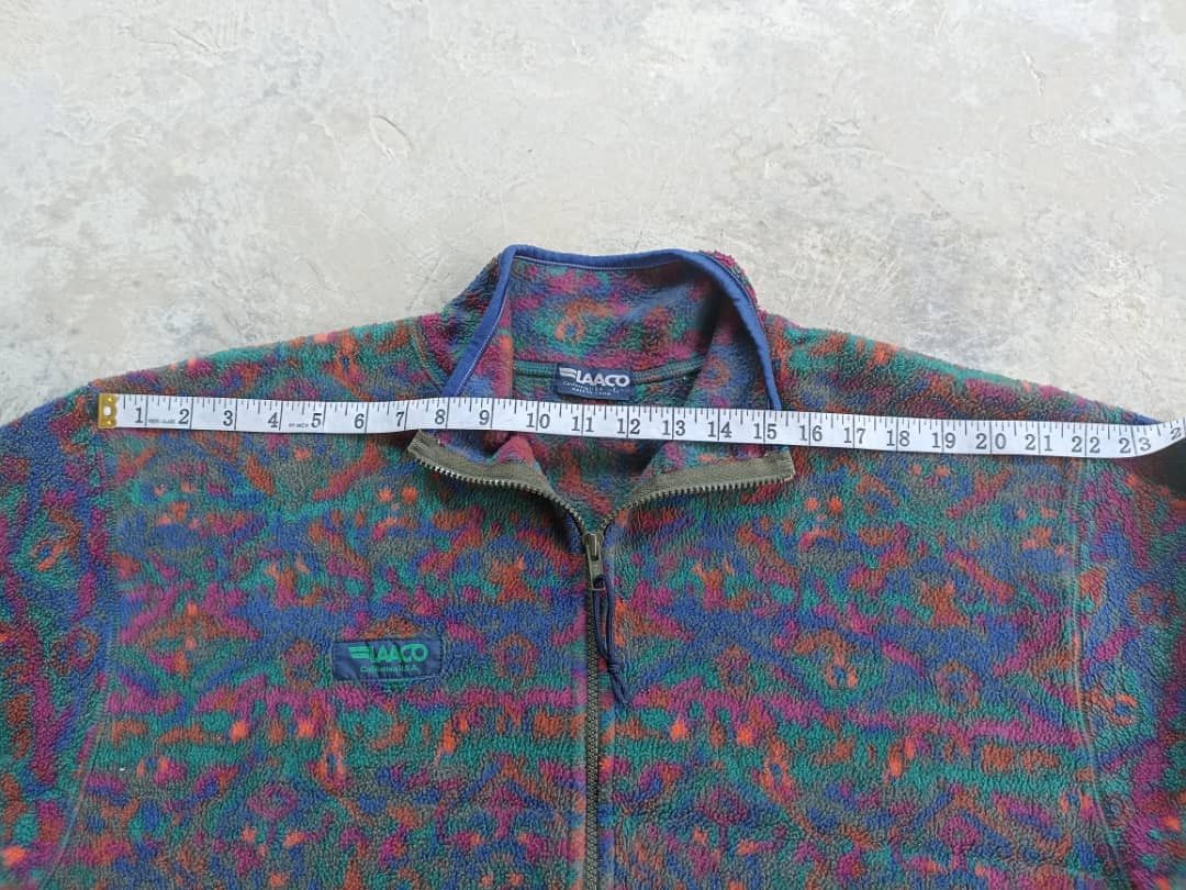 Japanese Brand × Vintage Vintage LAACO Sweatshirt Fleece Half zip Size US L / EU 52-54 / 3 - 13 Thumbnail