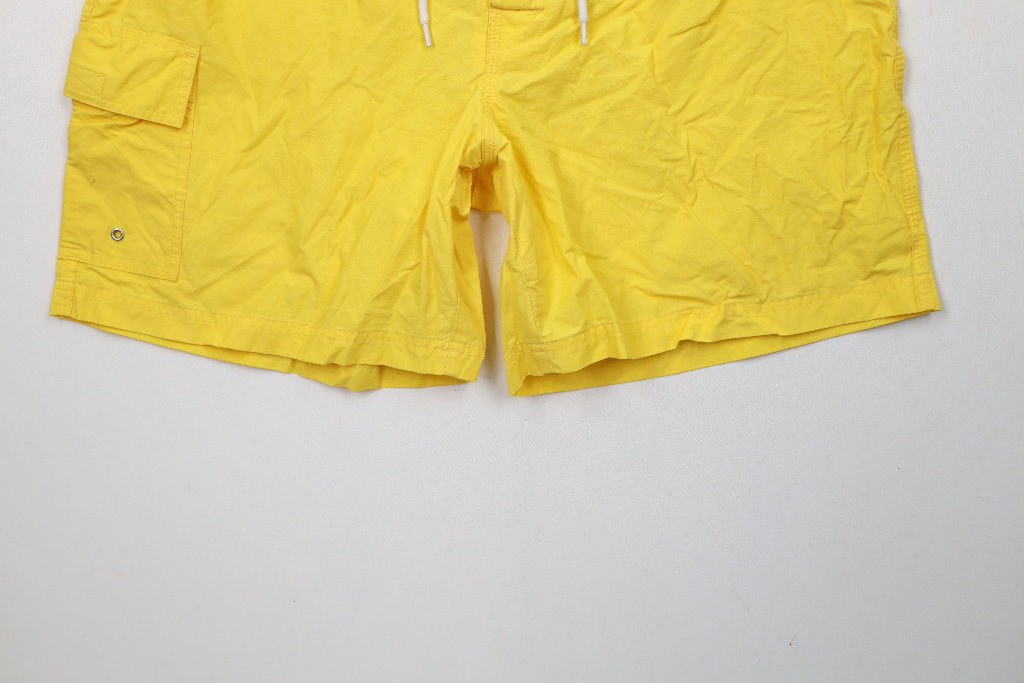Brooks Brothers × Vintage Vintage Brooks Brothers Above Knee Shorts Swim Trunks Yellow Size US 36 / EU 52 - 4 Thumbnail