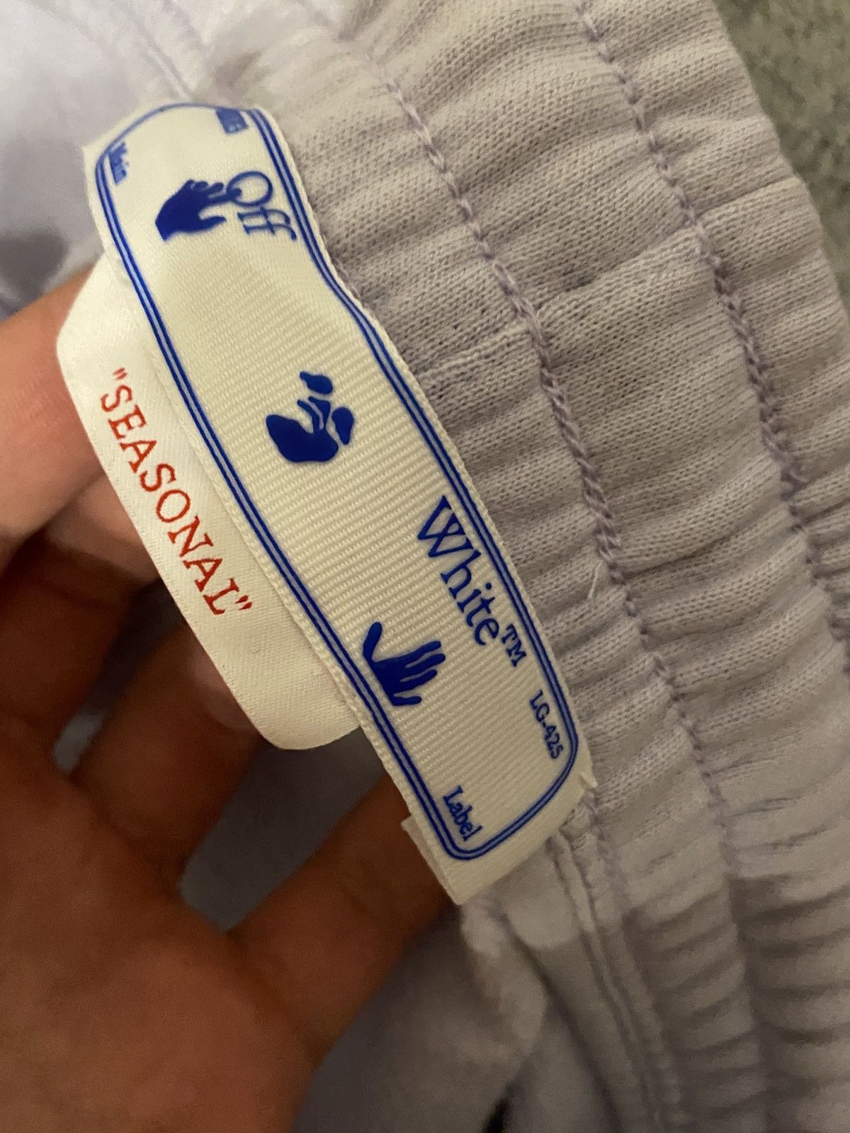 Off-White Pants Off white Caravaggio Dusty Lilac Size US 33 - 6 Thumbnail
