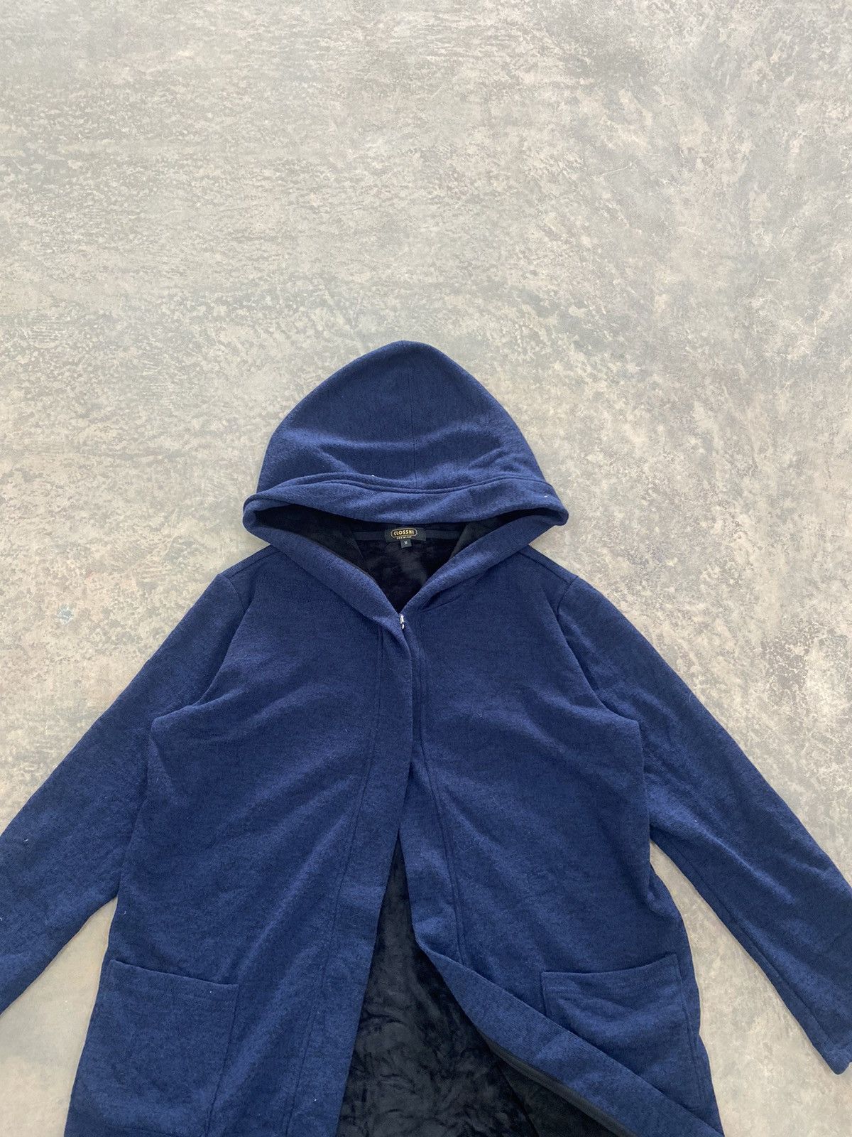 Hysteric Glamour × Japanese Brand × Le Grande Bleu (L.G.B.) KAPITAL STYLE HOODED CARDIGAN VELVET BLUE BLUE JAPAN LGB Size US M / EU 48-50 / 2 - 3 Thumbnail