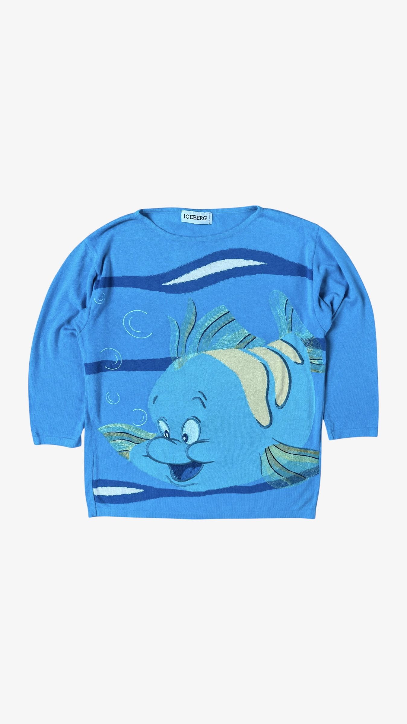 Iceberg Vintage 90s Women's ICEBERG Disney Little Mermaid Jumper Size S / US 4 / IT 40 - 1 Thumbnail