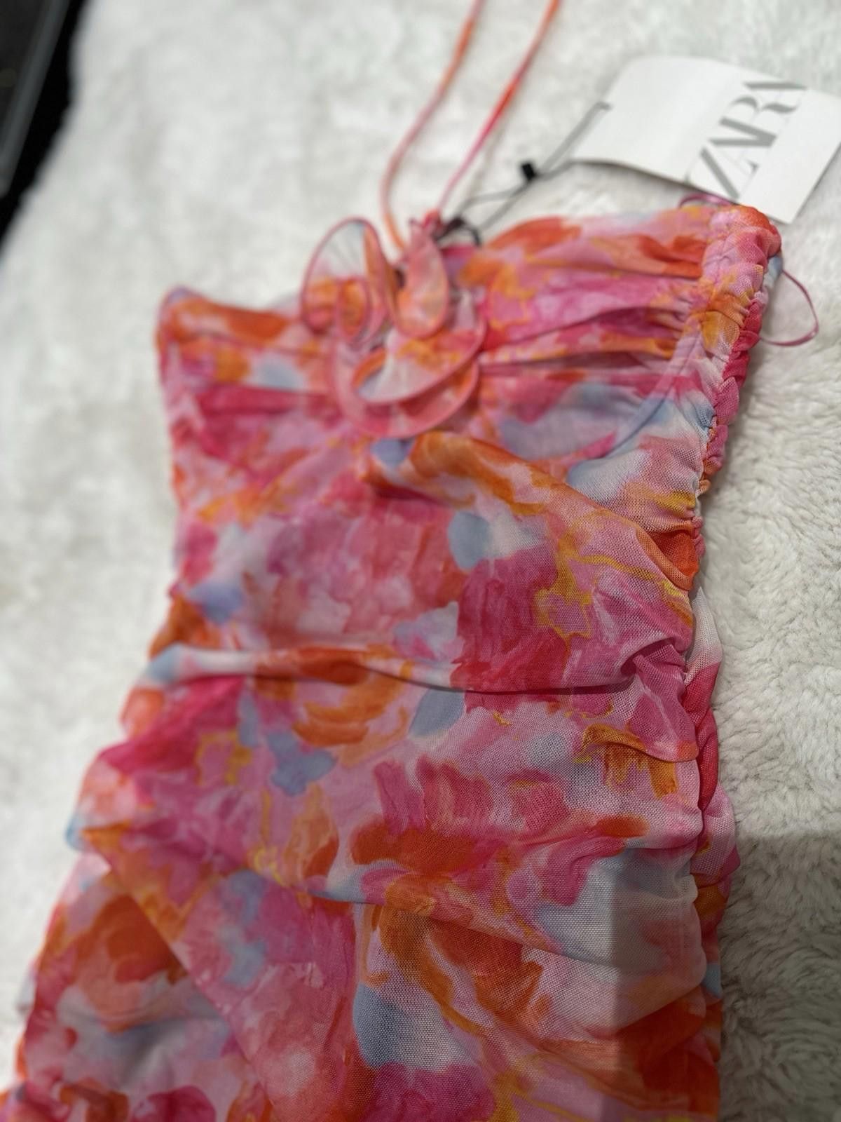 Zara ZARA Midi Tulle dress Size S / US 4 / IT 40 - 7 Thumbnail