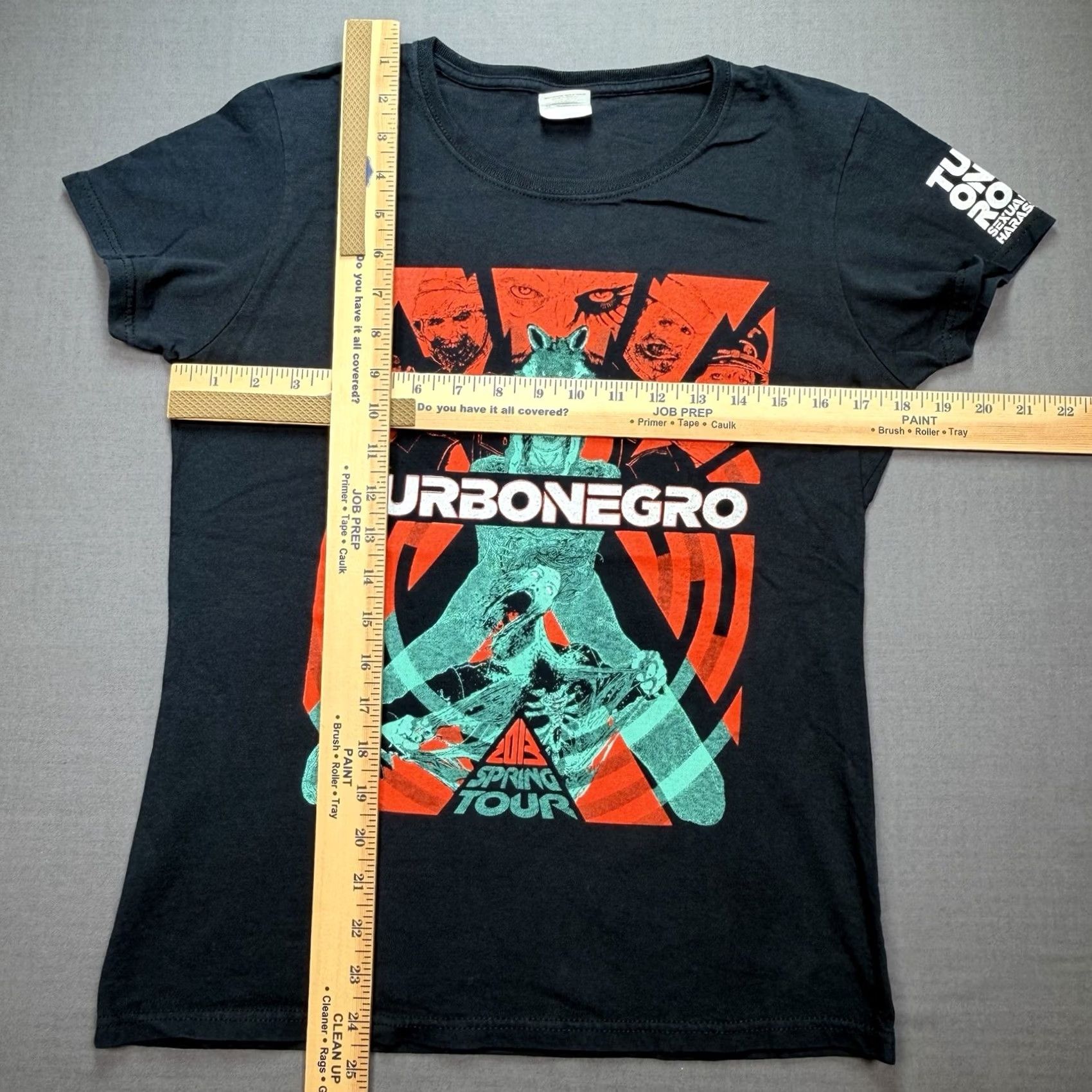 Gildan Turbonegro Shirt Women’s M Black Cotton Gildan T-Shirt 80s 90s Music Rock Band Norwegian Casual Womens Size M / US 6-8 / IT 42-44 - 4 Thumbnail