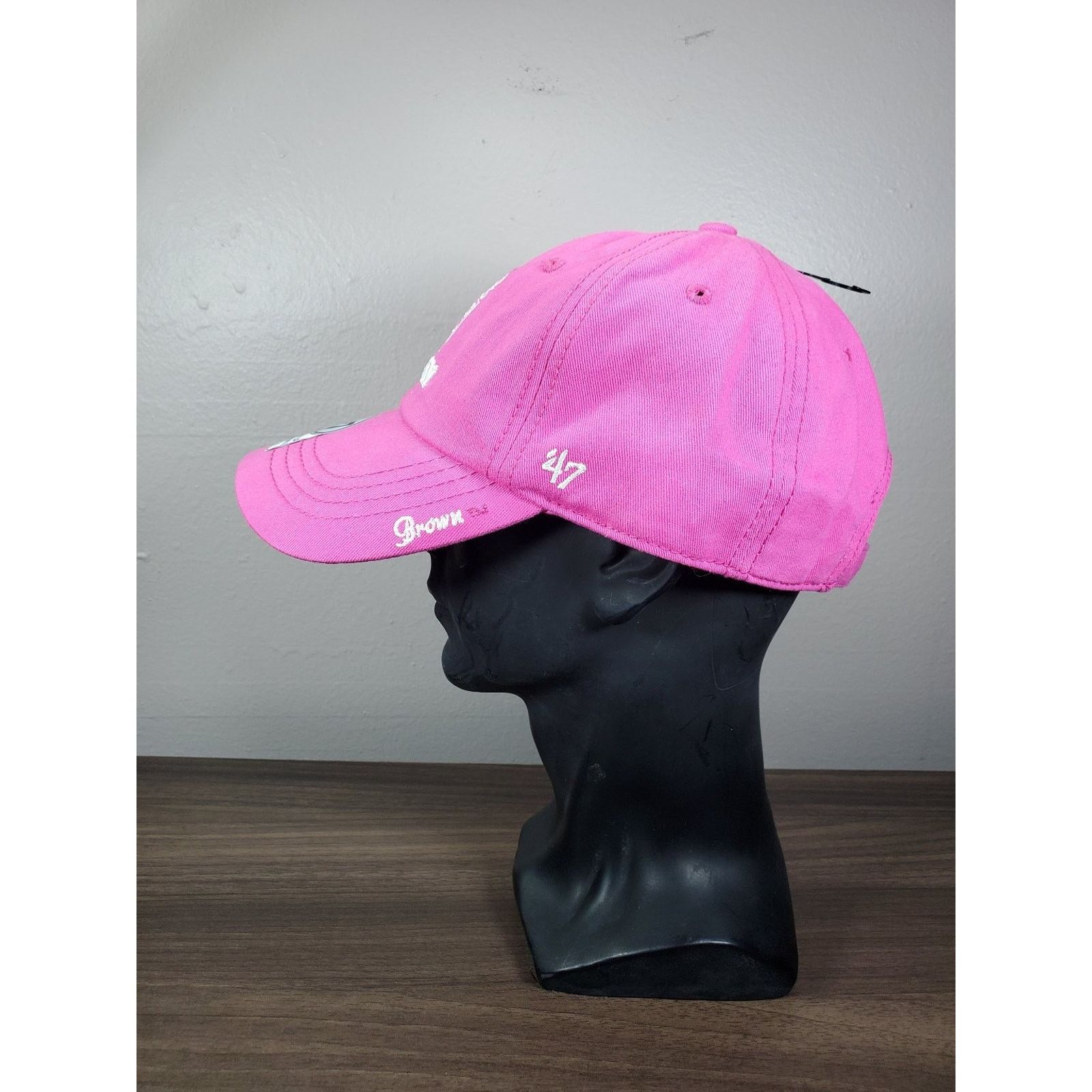 47 Brand × NCAA Brown University Hat '47 Brand Clean Up Pink NCAA Ivy League Size ONE SIZE - 5 Thumbnail