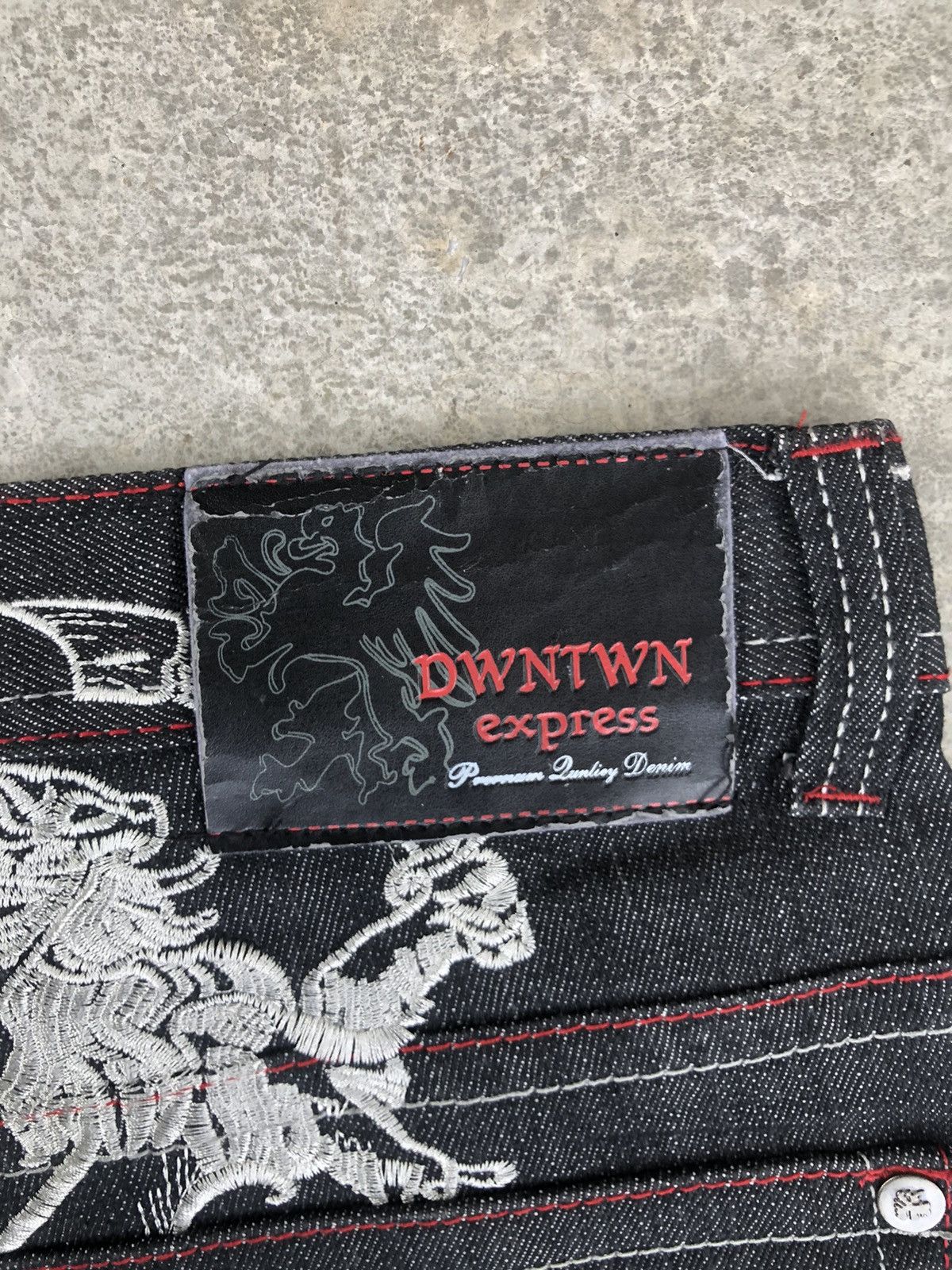 Dogtown Dogtown Embroidered Jeans Baggy Jeans Hip Hop Size US 34 / EU 50 - 14 Thumbnail