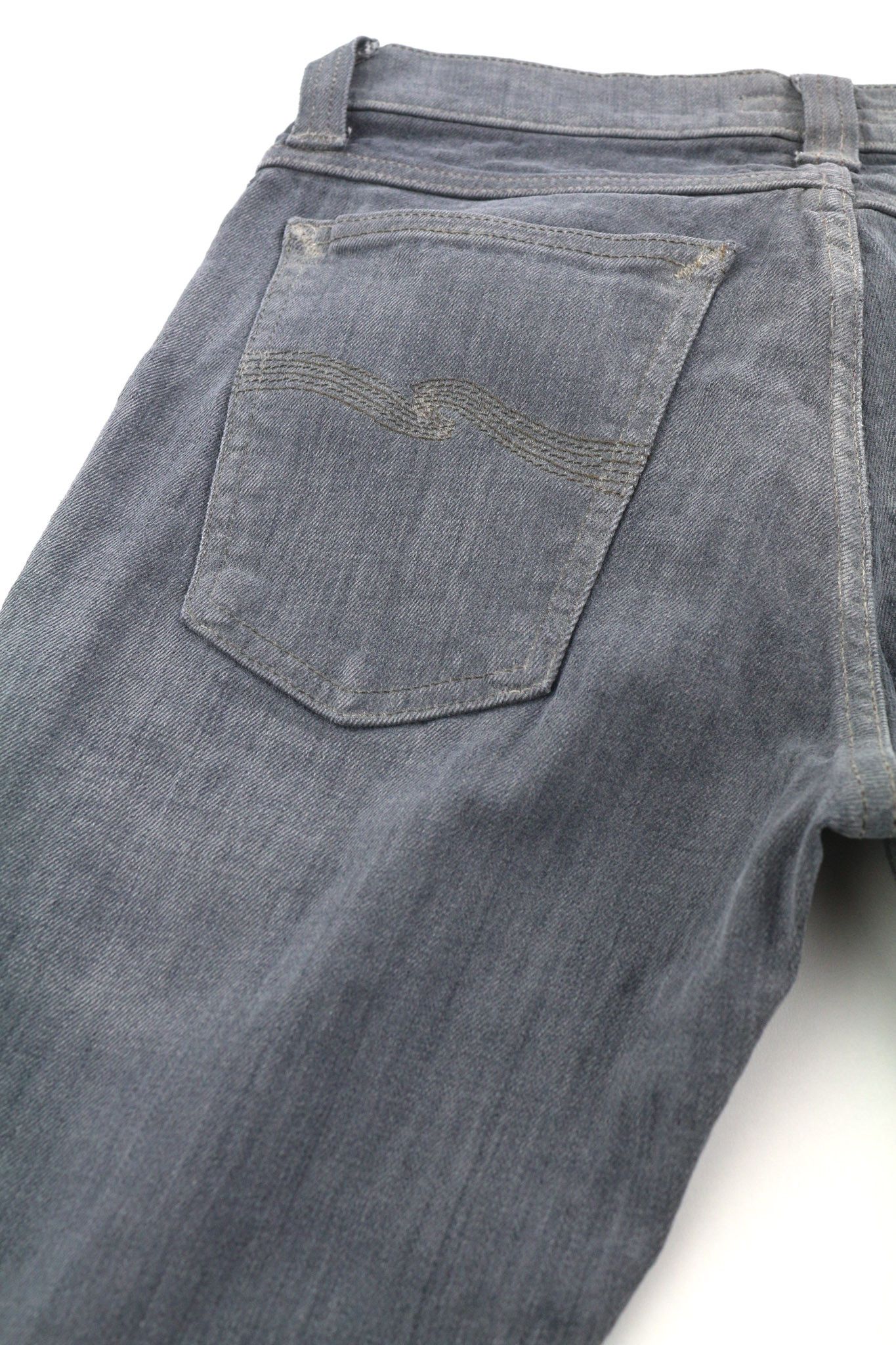 Nudie Jeans TIGHT LONG JOHN W27/L32 Organic Charcoal Denim Jeans 82700 Size 27" / US 4 / IT 40 - 11 Thumbnail