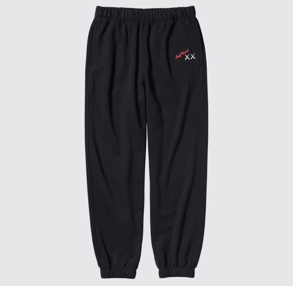 Andy Warhol × Kaws × Uniqlo Kaws Companion Andy Warhol Uniqlo Black Sweatpants size S Size US 29 - 1 Thumbnail