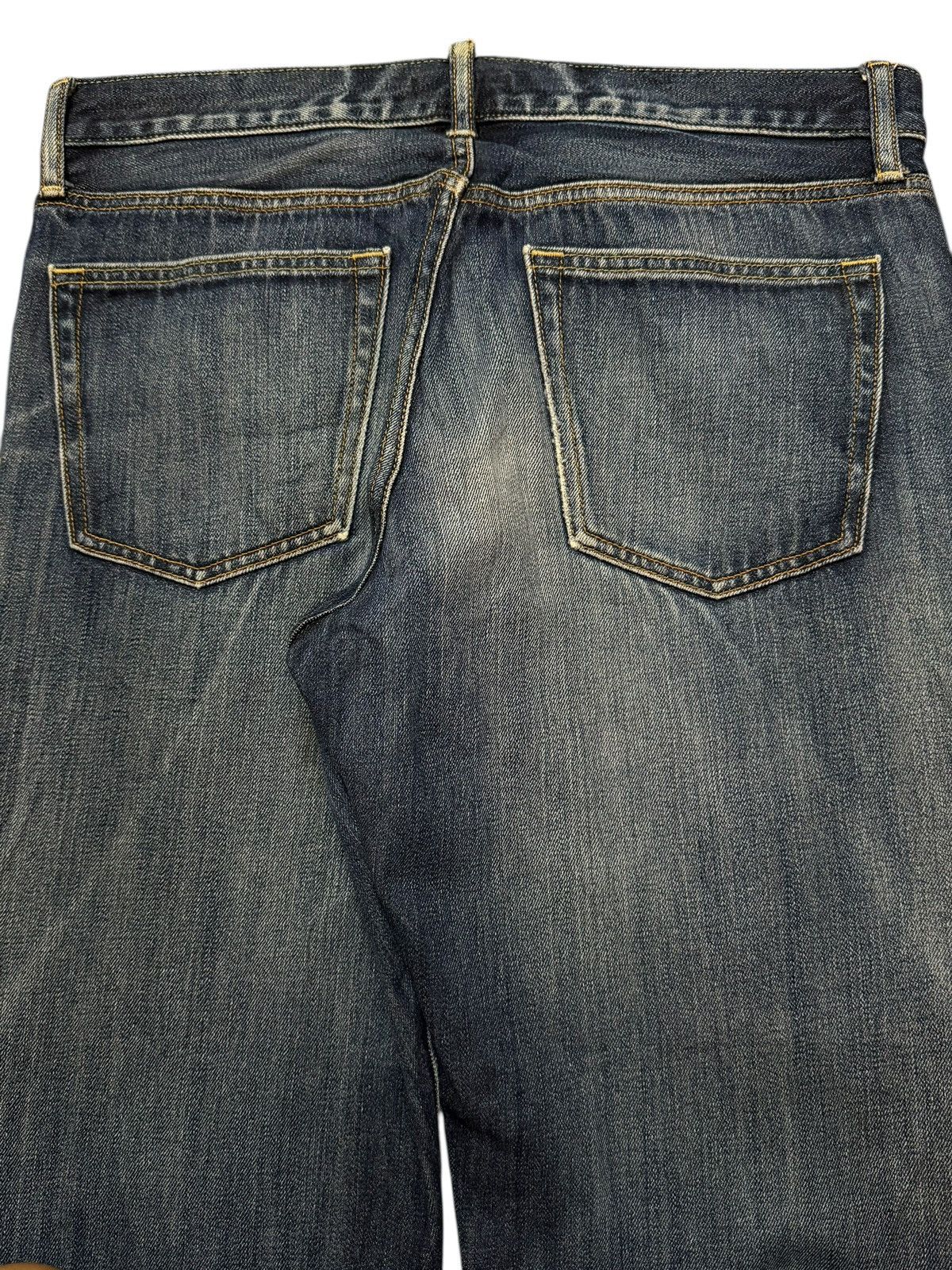 Uniqlo Vintage Y2K Japanese Uniqlo Blue Faded Wash Straight Leg Size US 34 / EU 50 - 5 Thumbnail