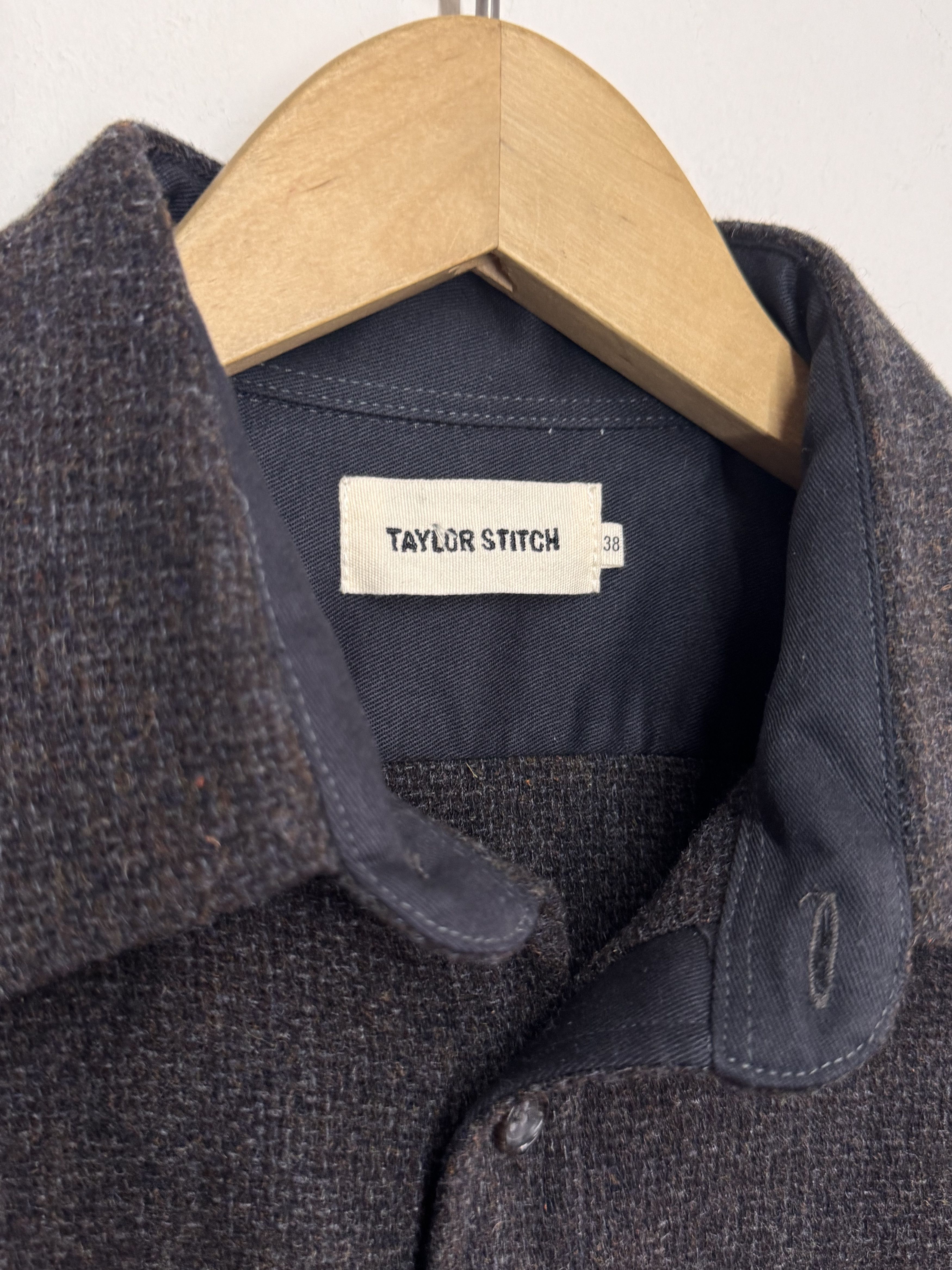 Taylor Stitch Taylor Stitch Service Shirt Moss Melange Wool Size 38 NWT Size US M / EU 48-50 / 2 - 3 Thumbnail
