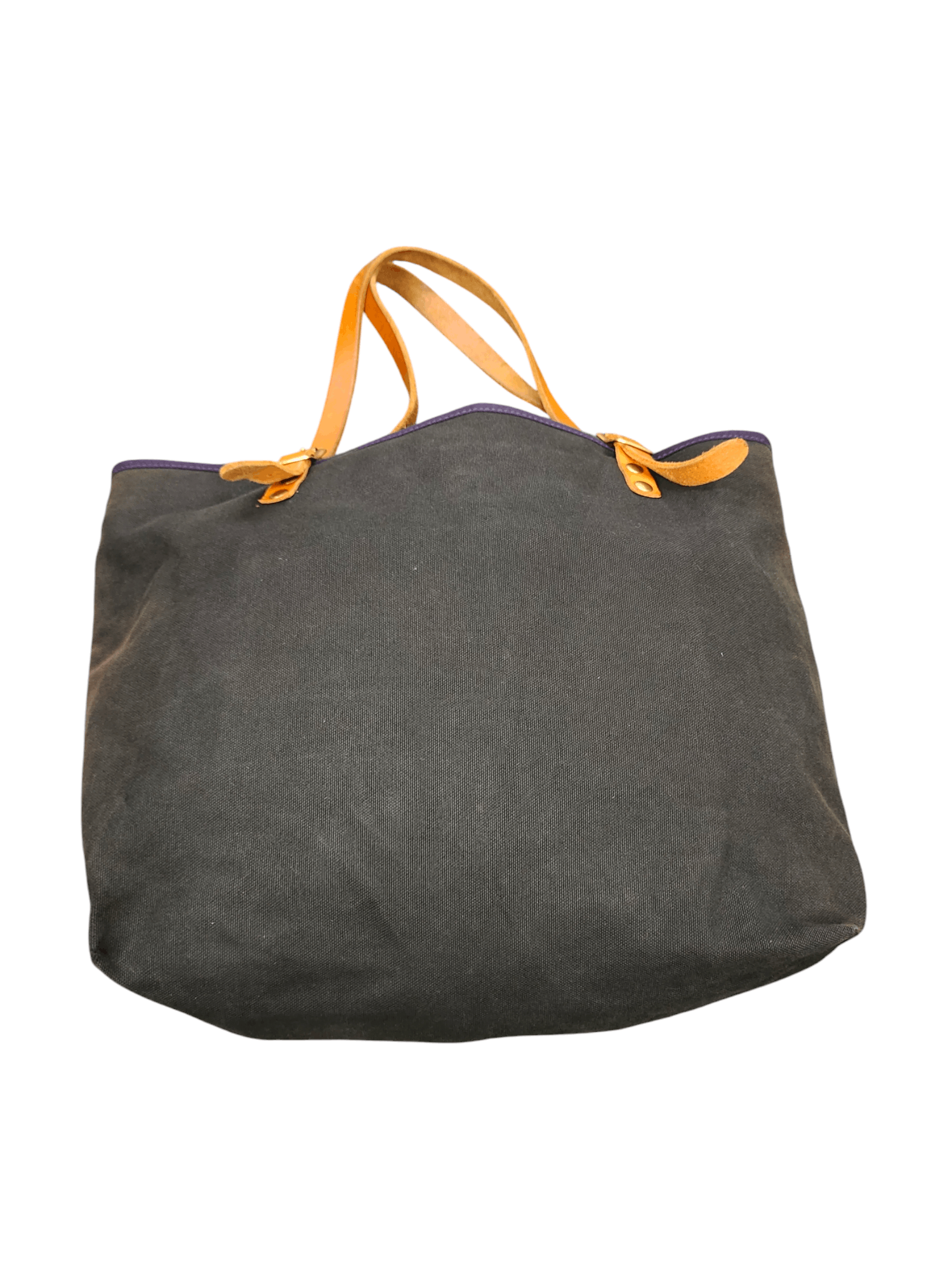 Comme des Garcons × Undercover Vintage Ship Blue Japan Faded Canvas Mix Leather Tote Bag Size ONE SIZE - 5 Thumbnail