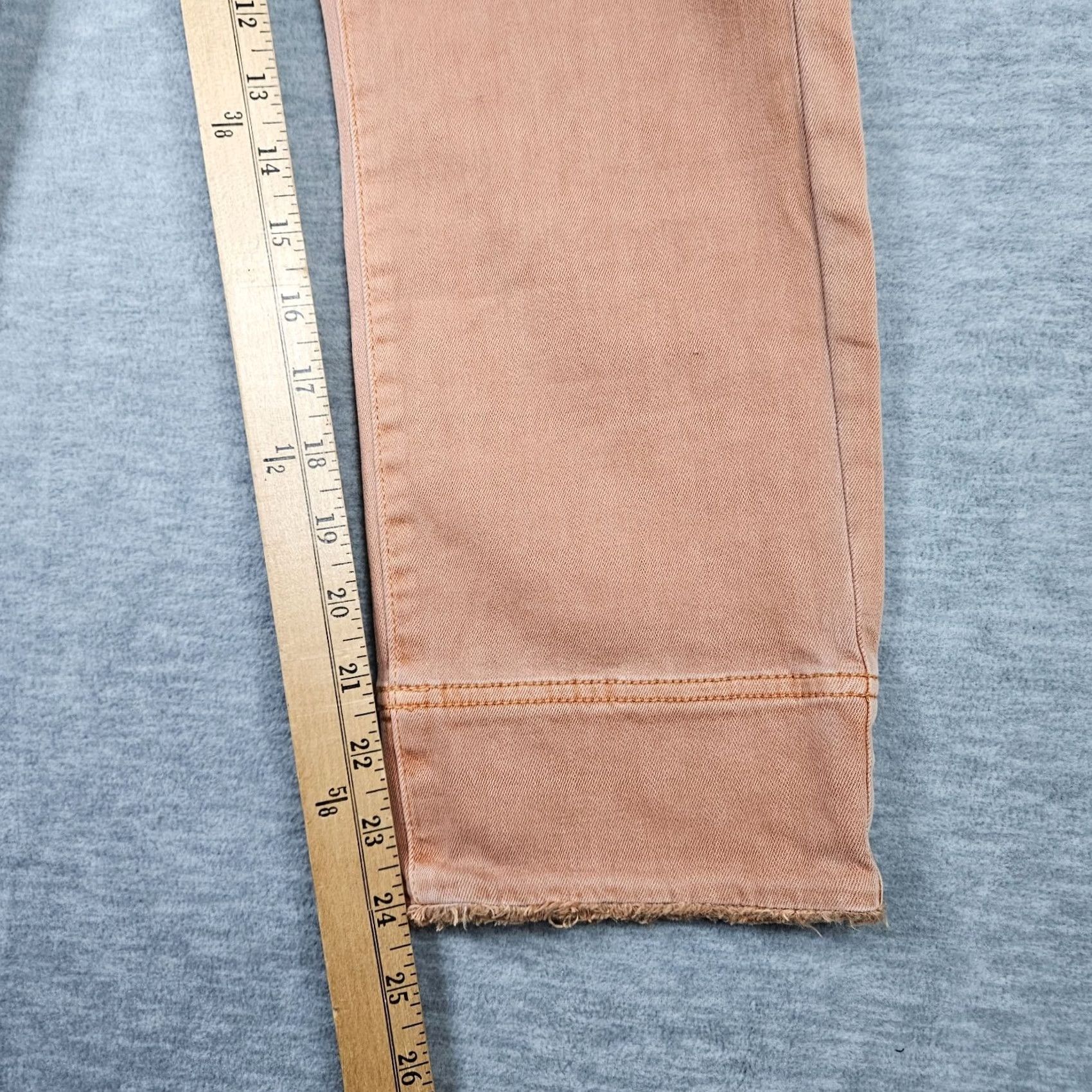 J. Jill J.JILL Denim Women's Cropped Jeans Pink Size 6 Casual 5-Pocket Blue Regular Denim Cap Rise Mid Adults Girls Womens Mens Size 28" / US 6 / IT 42 - 3 Thumbnail